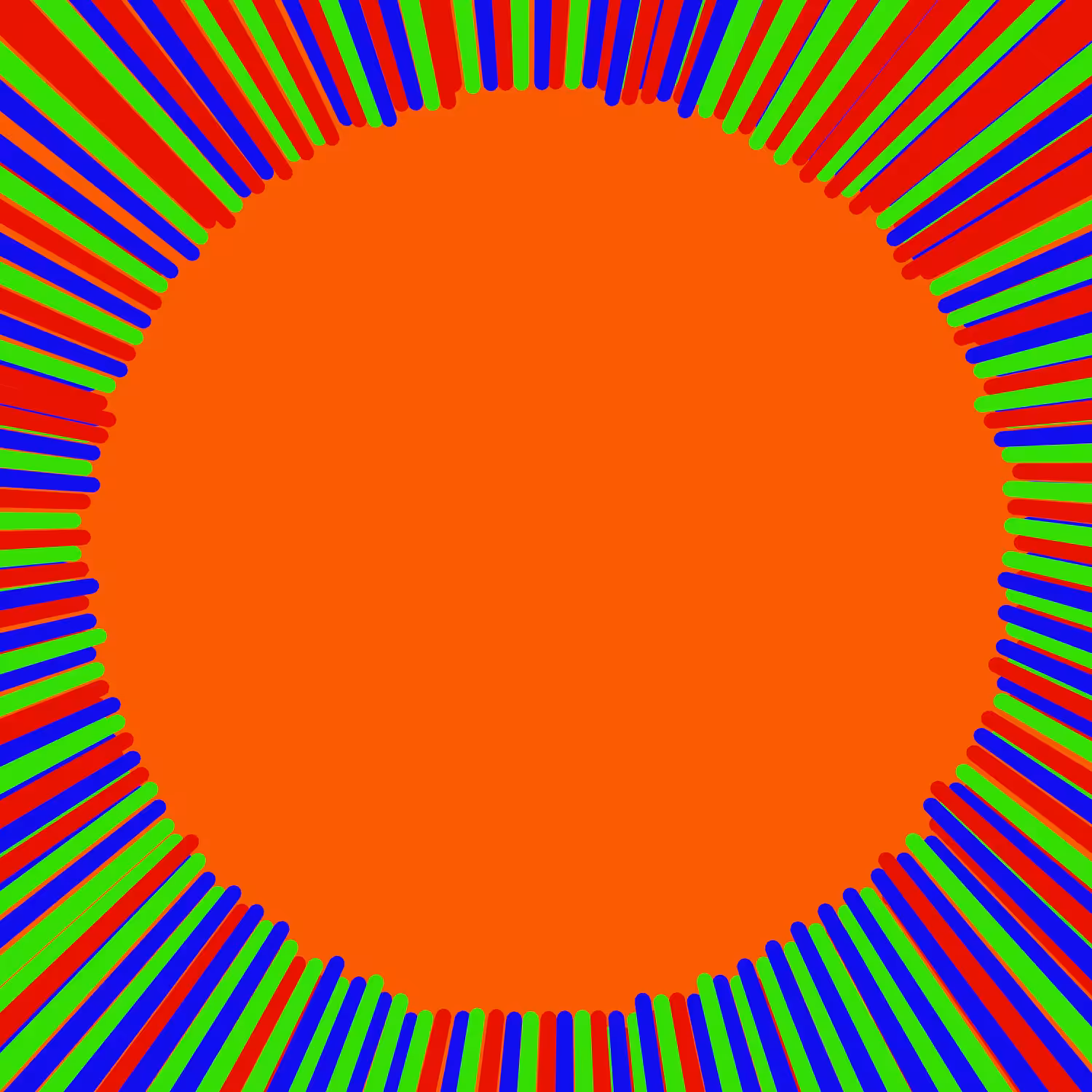 Colour Field Mesh Painting #25
