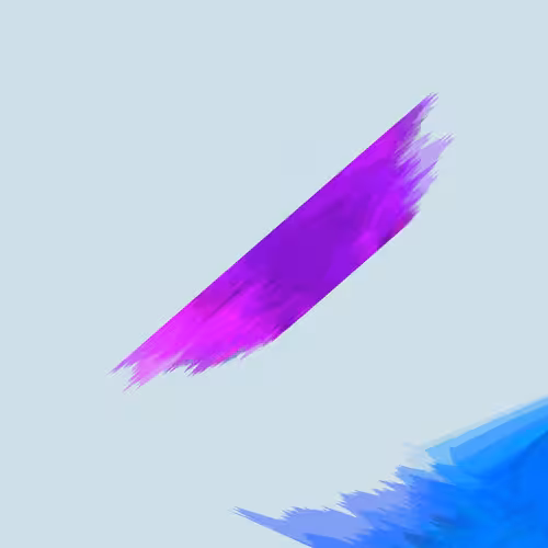 Purple and Blue