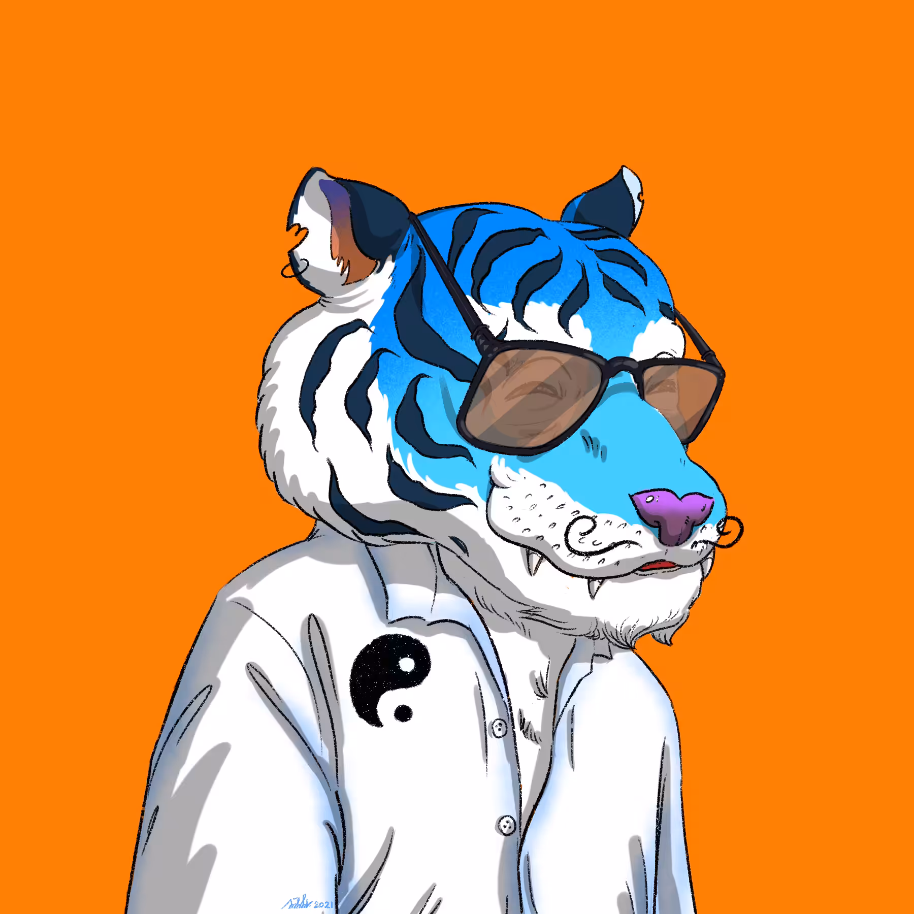 LUNGtiger yin yang#86