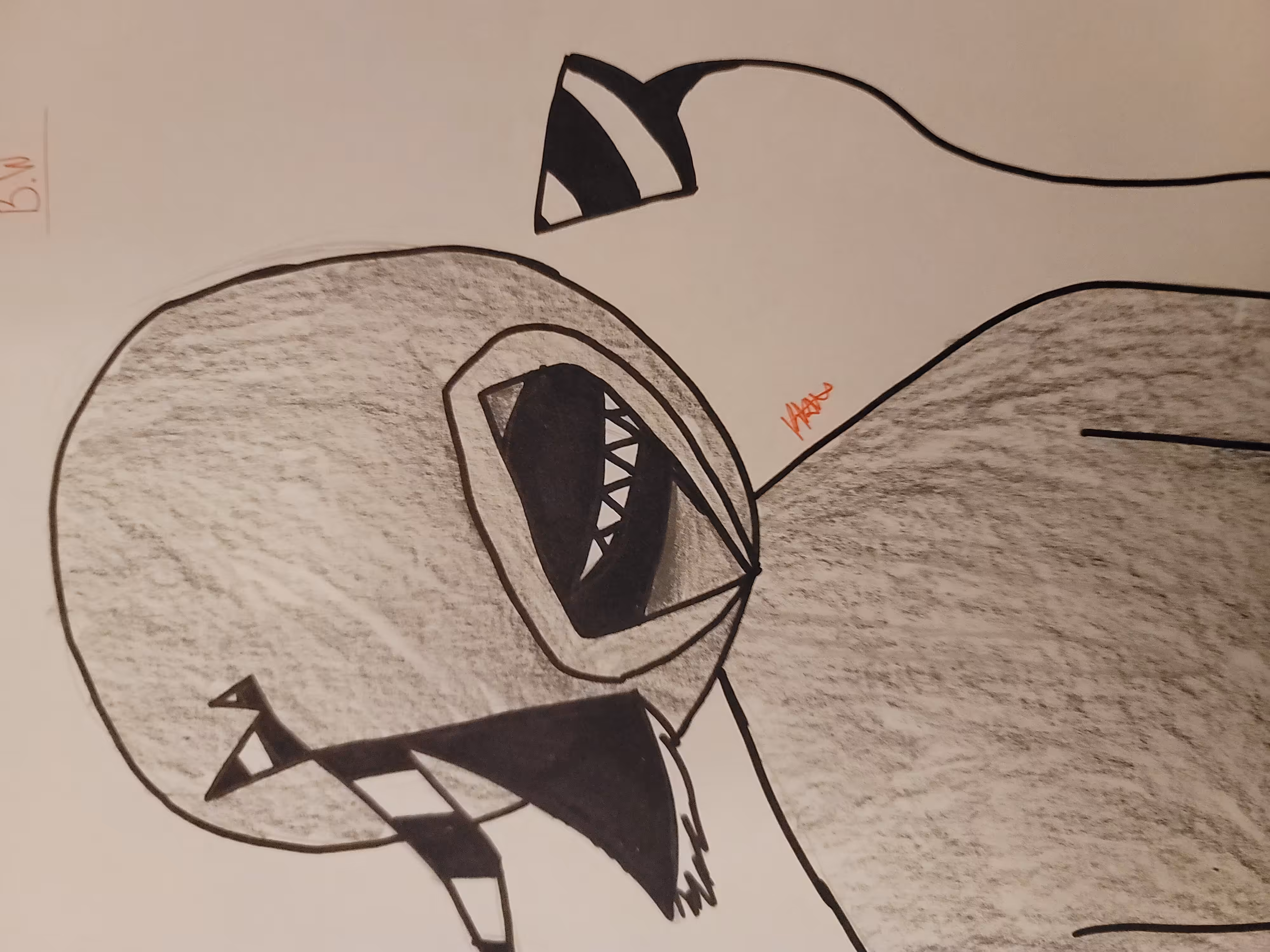 Teeth monster