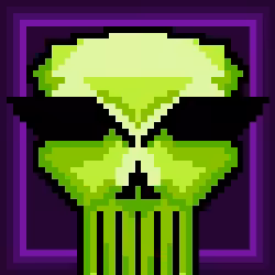 ✜ AllienBoss Pixel Skull ✜