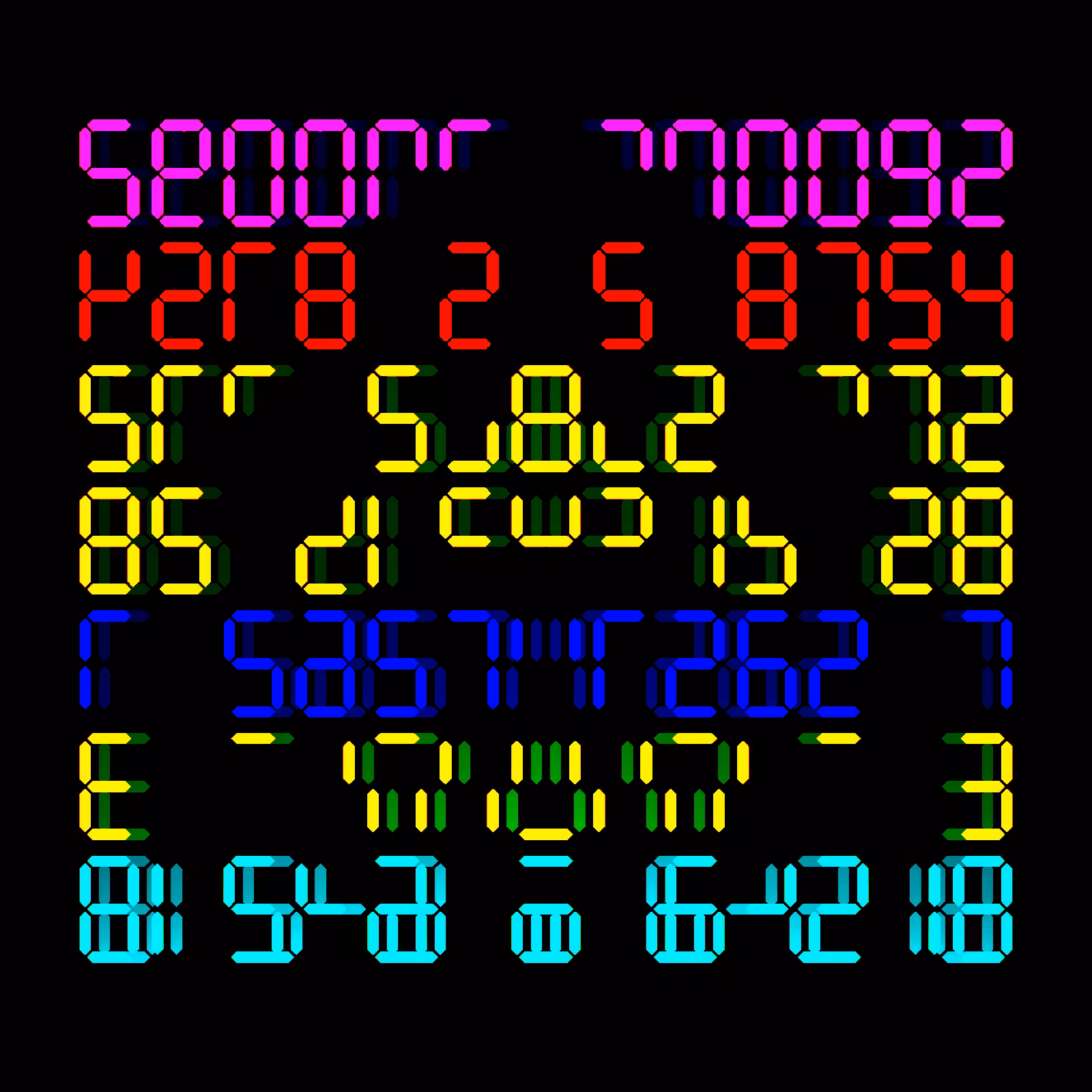 Digits #734