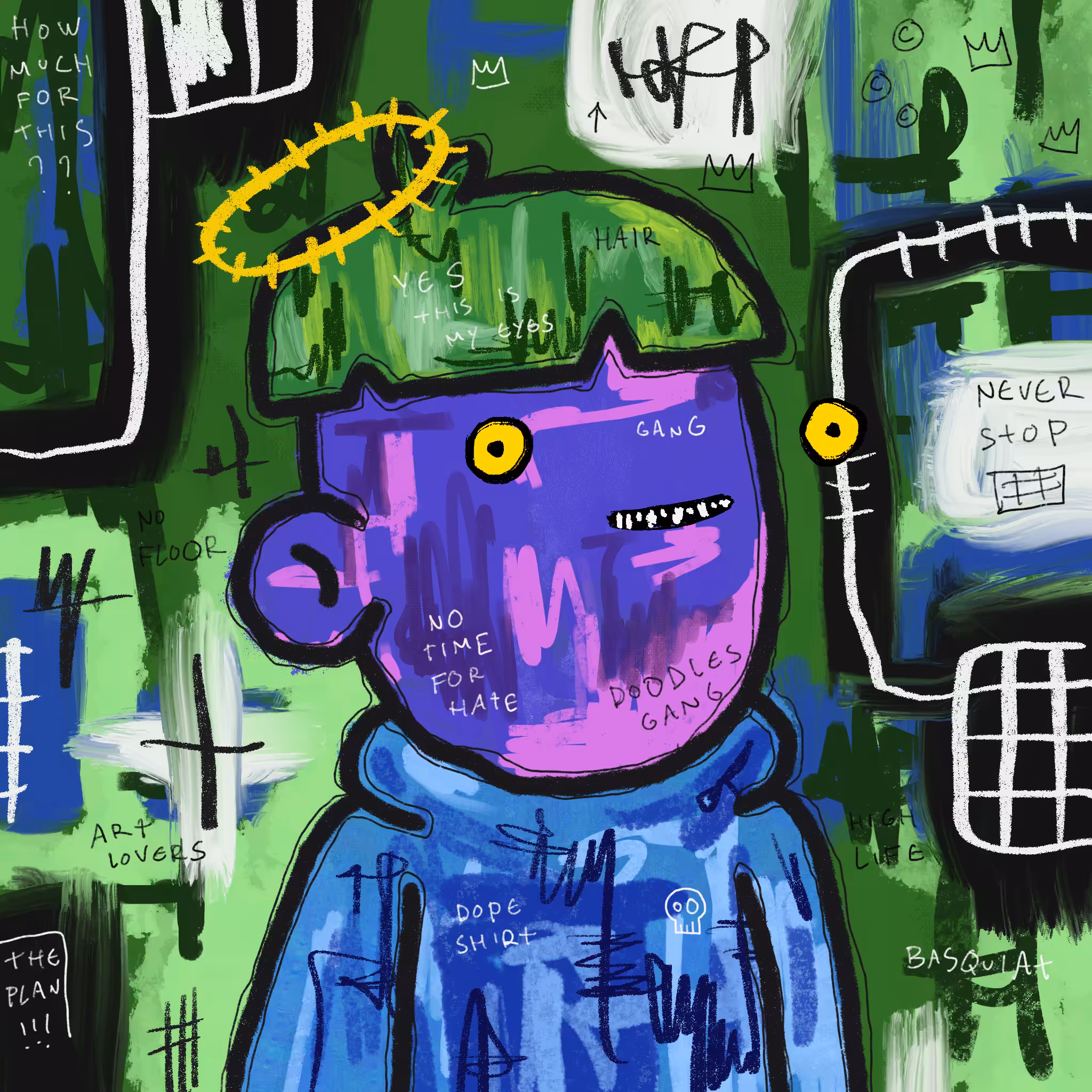 Doodlesquiat #31