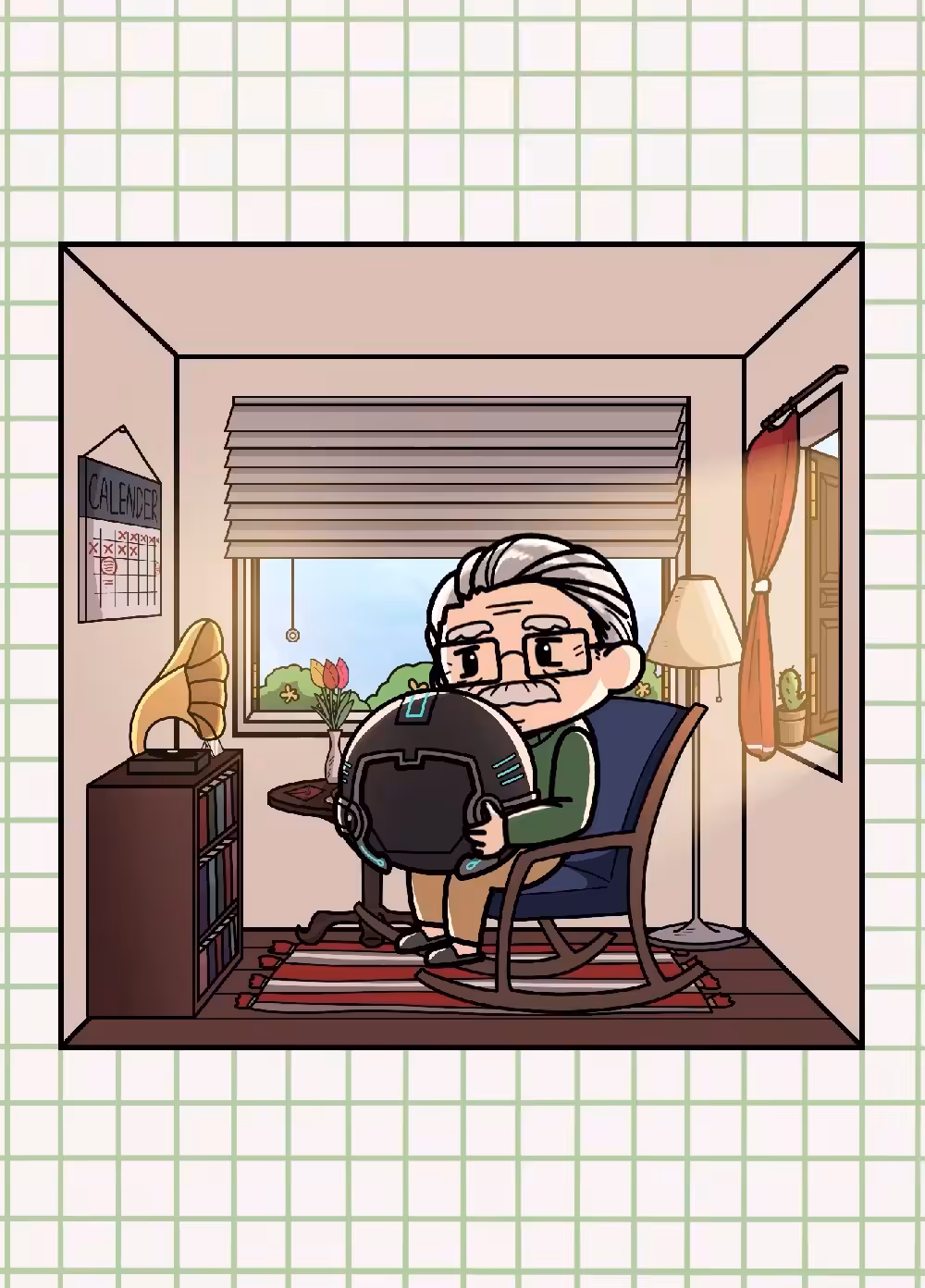 Oldman [The world under the window]