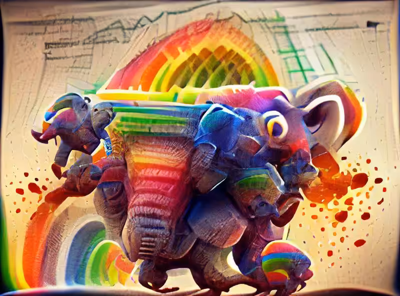 Abraham's First Works: Rainbow Elephant Rampage