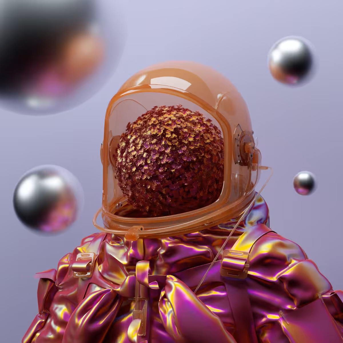 Portrait photograph from space man No.9