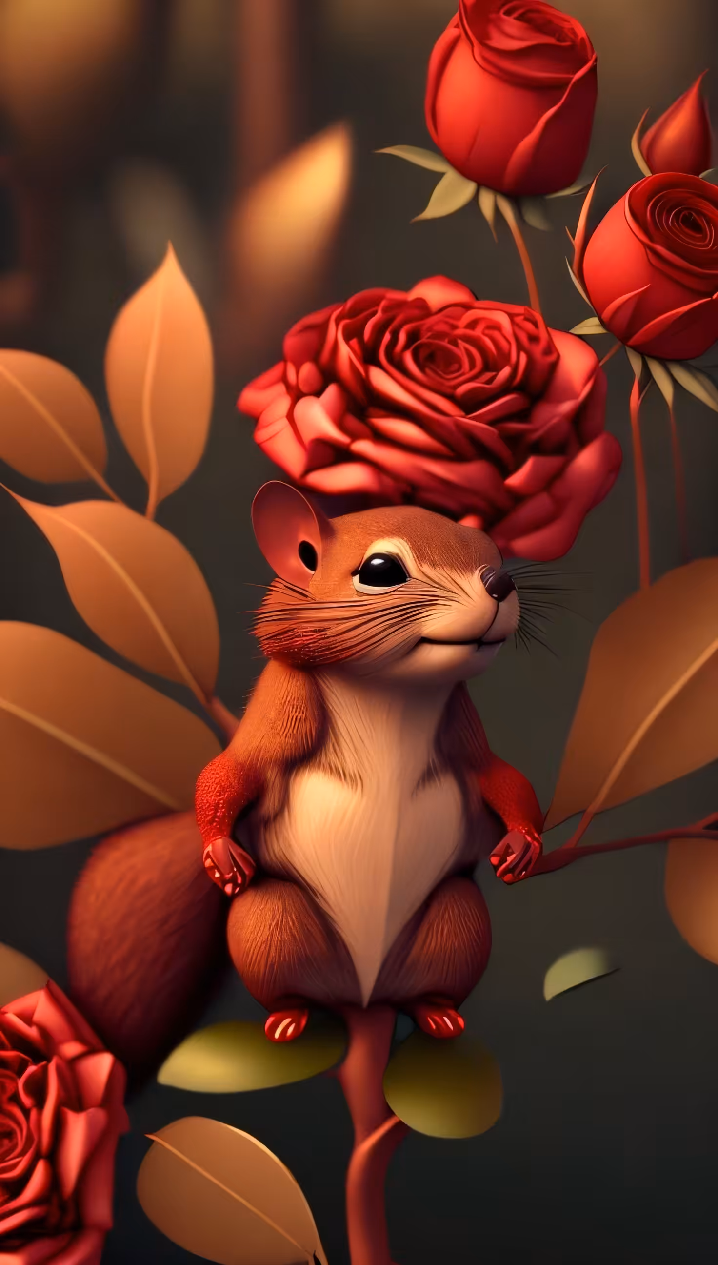 Squirrel Rose 🌹
