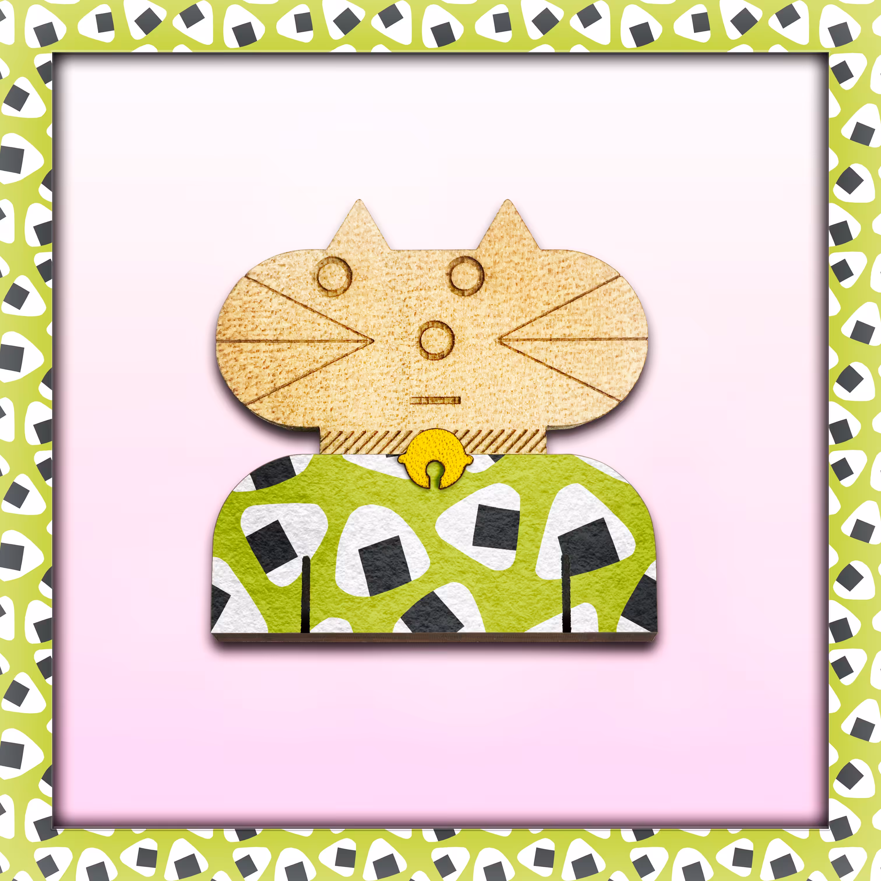 Pattern cat #016_riceball