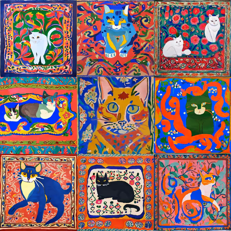 99 Patchworks of 9 Lives #16