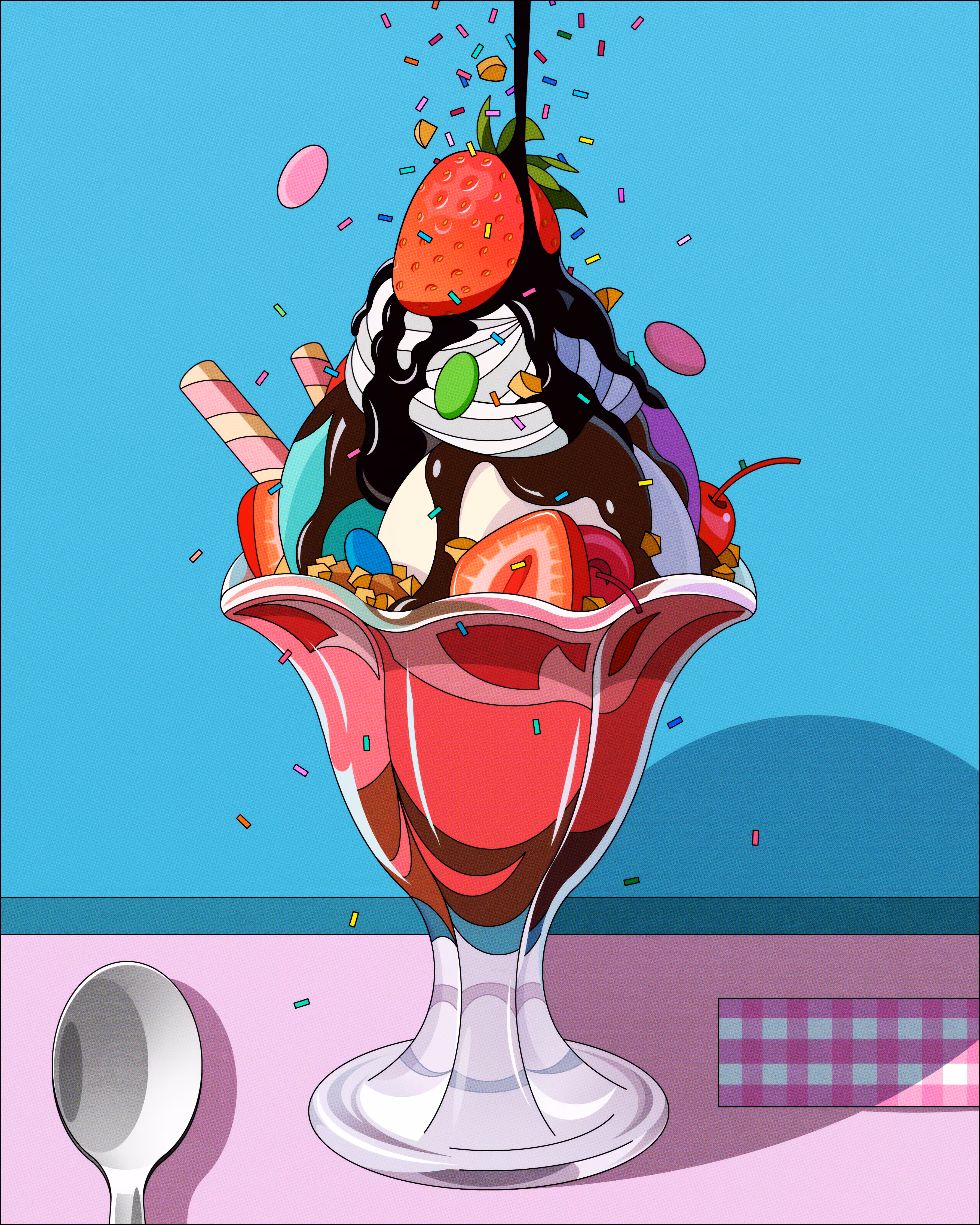 Strawberry Sundae 