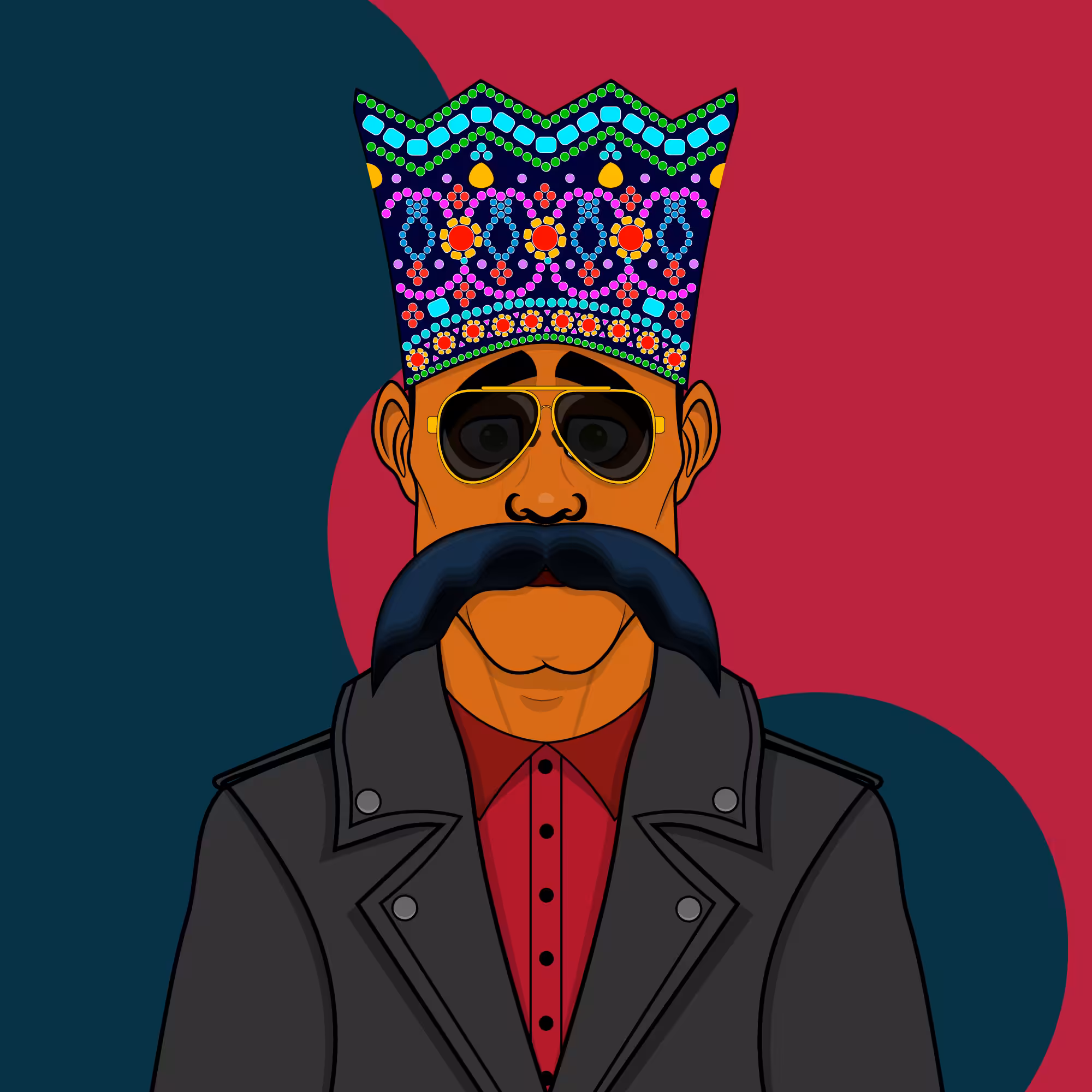 Mustachioed #133