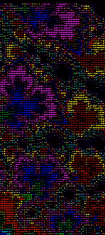 Rainbow Recursion: Binary Blossoms