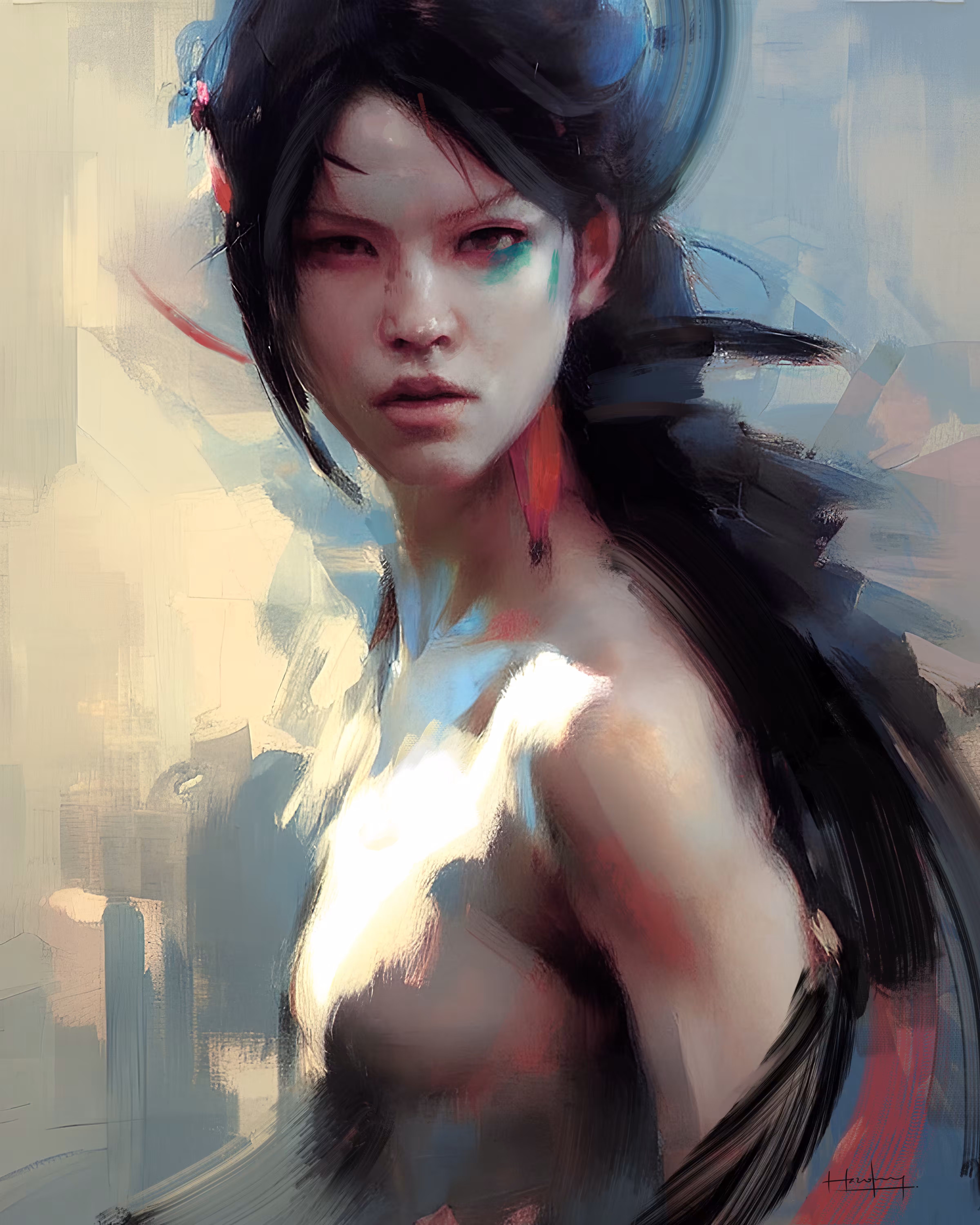 Motions in Alla Prima : Warrior's Flow
