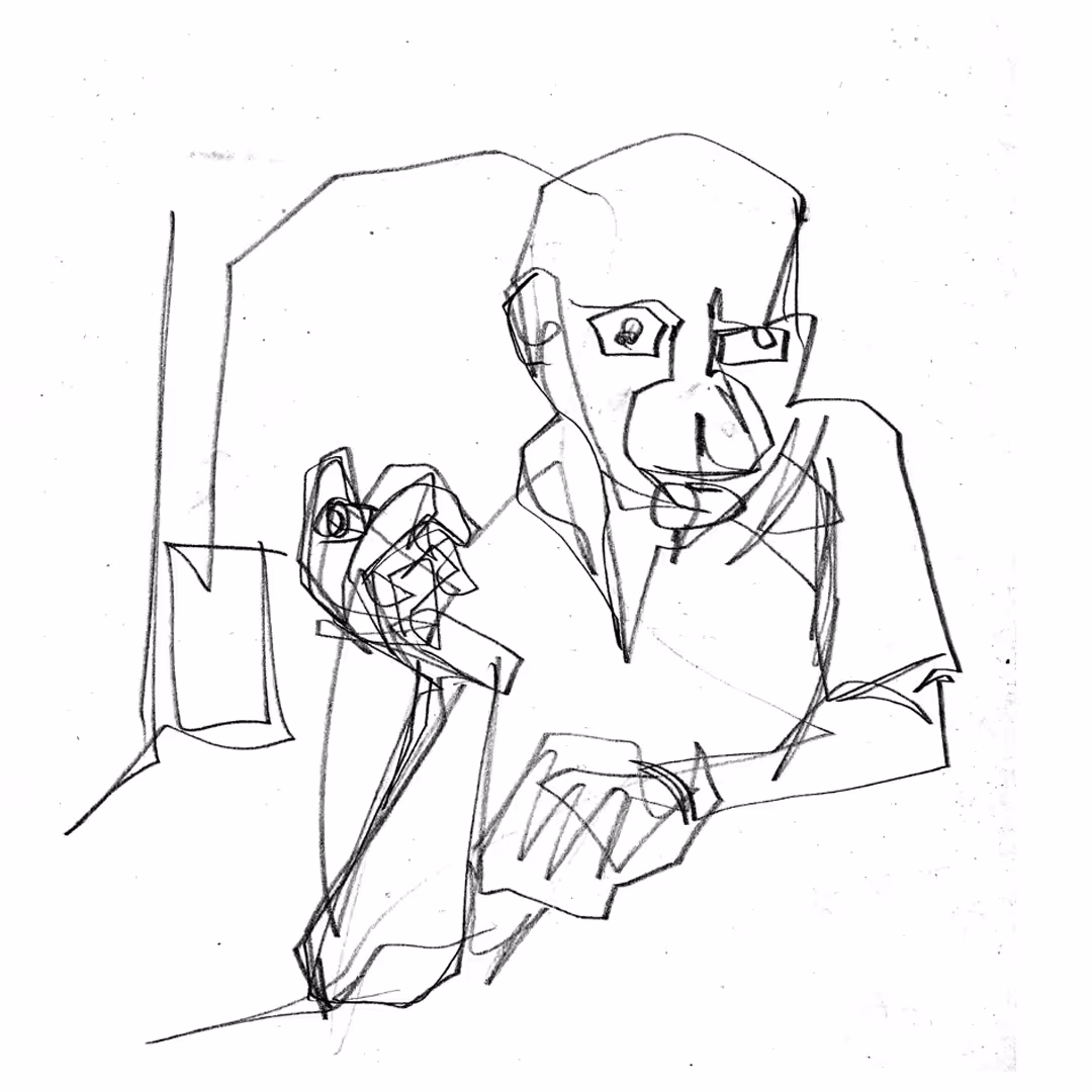 Pablo smoking