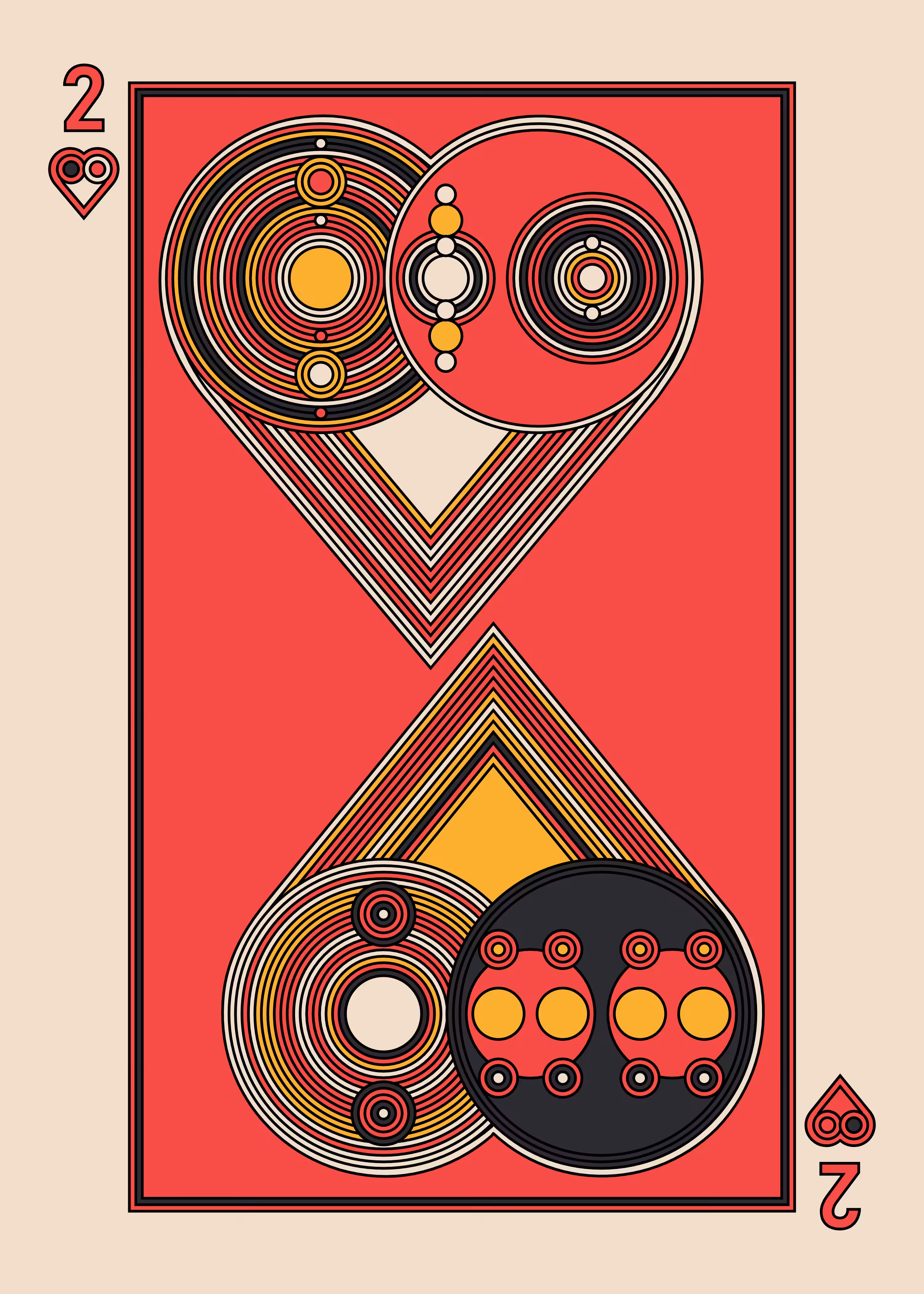 Two of Hearts Dark