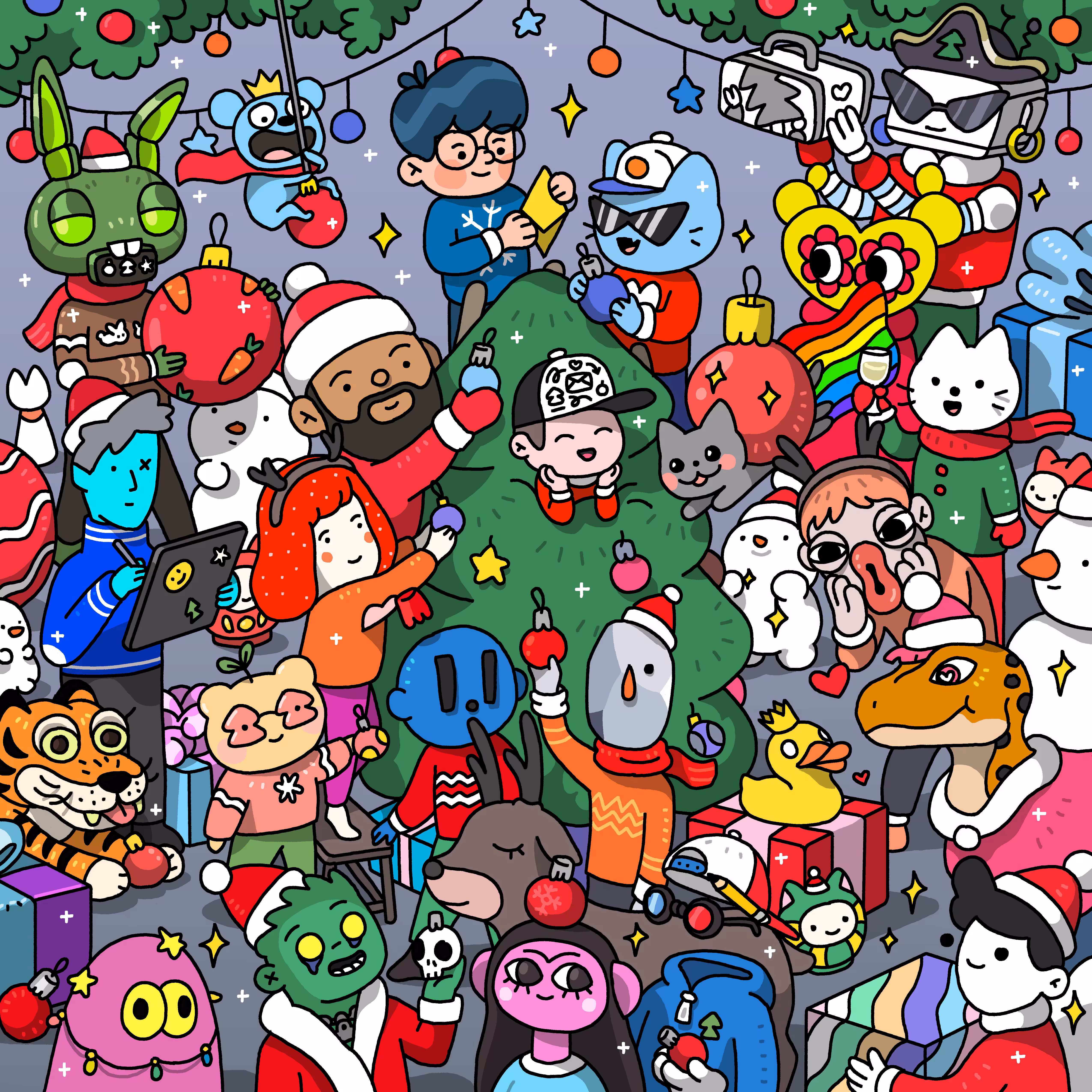 Christmas with NFT Artists