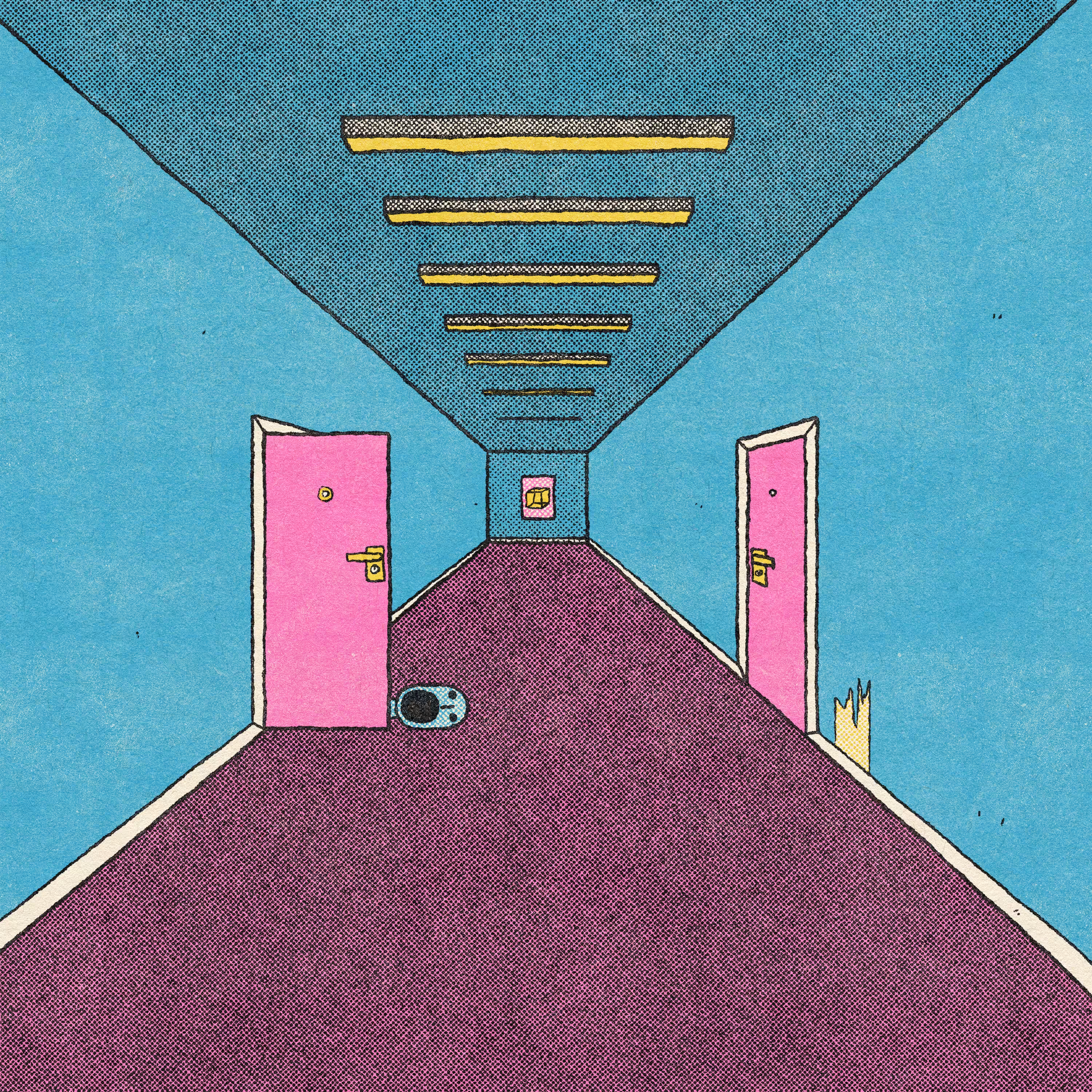 W.: The long hallway.