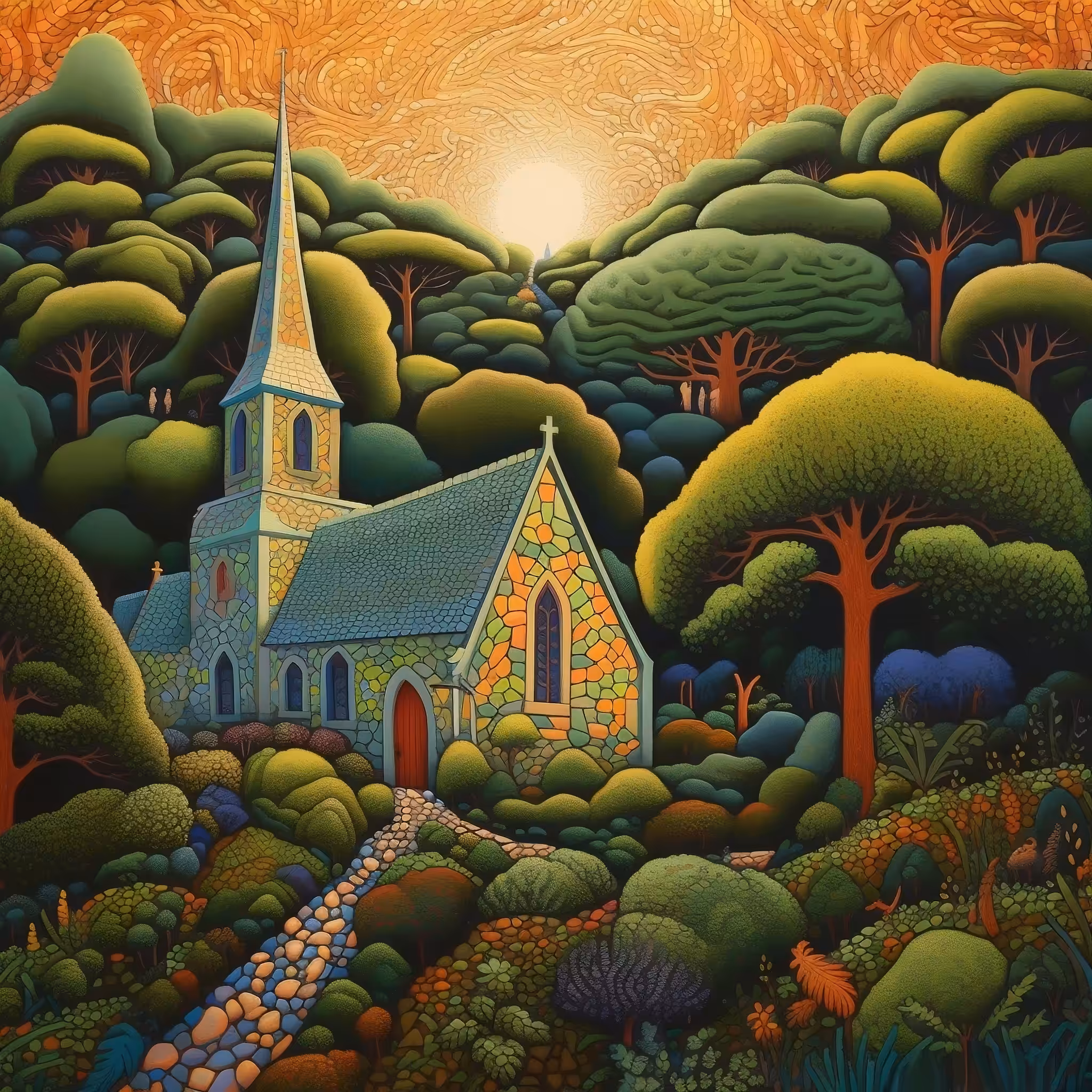 Church in Forest