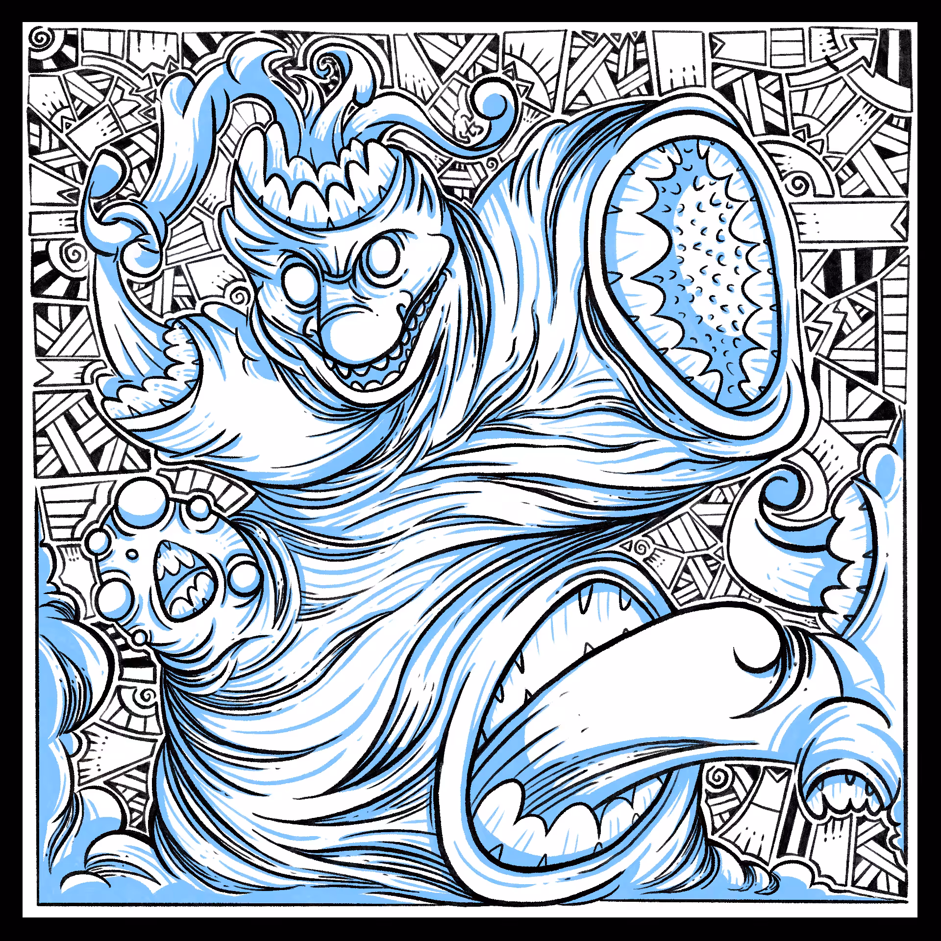 Creature 038 Lineart