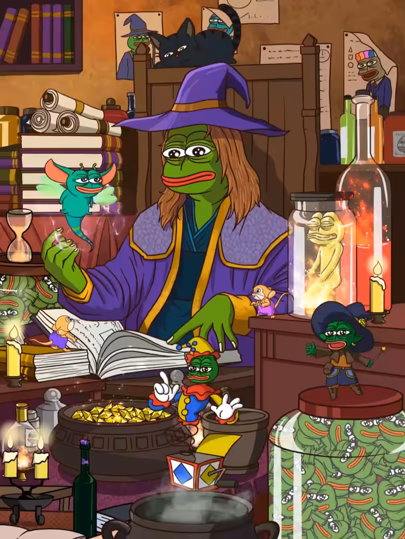 Wizard Pepe & Monster Pepe