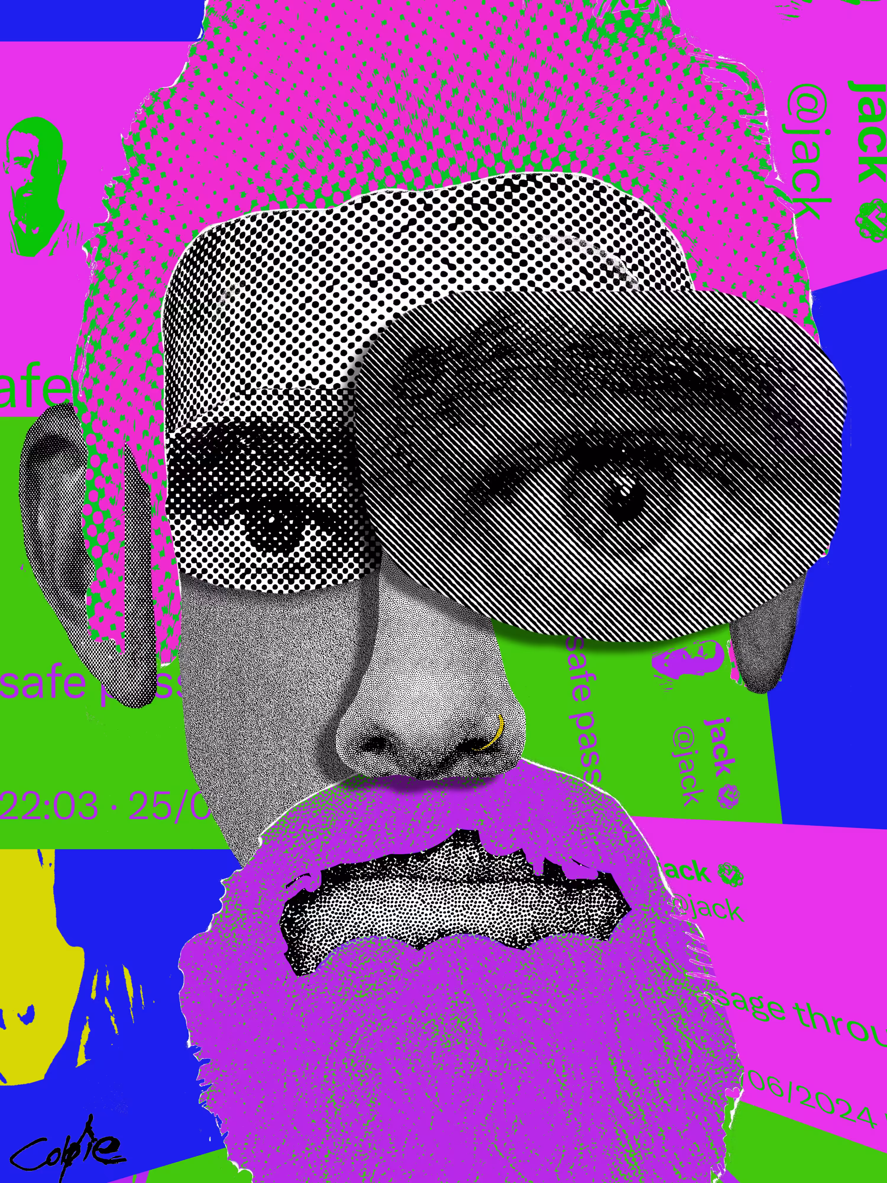 Jack Dorsey - Decentral Eyes - Safe Passage Variant - 21/240