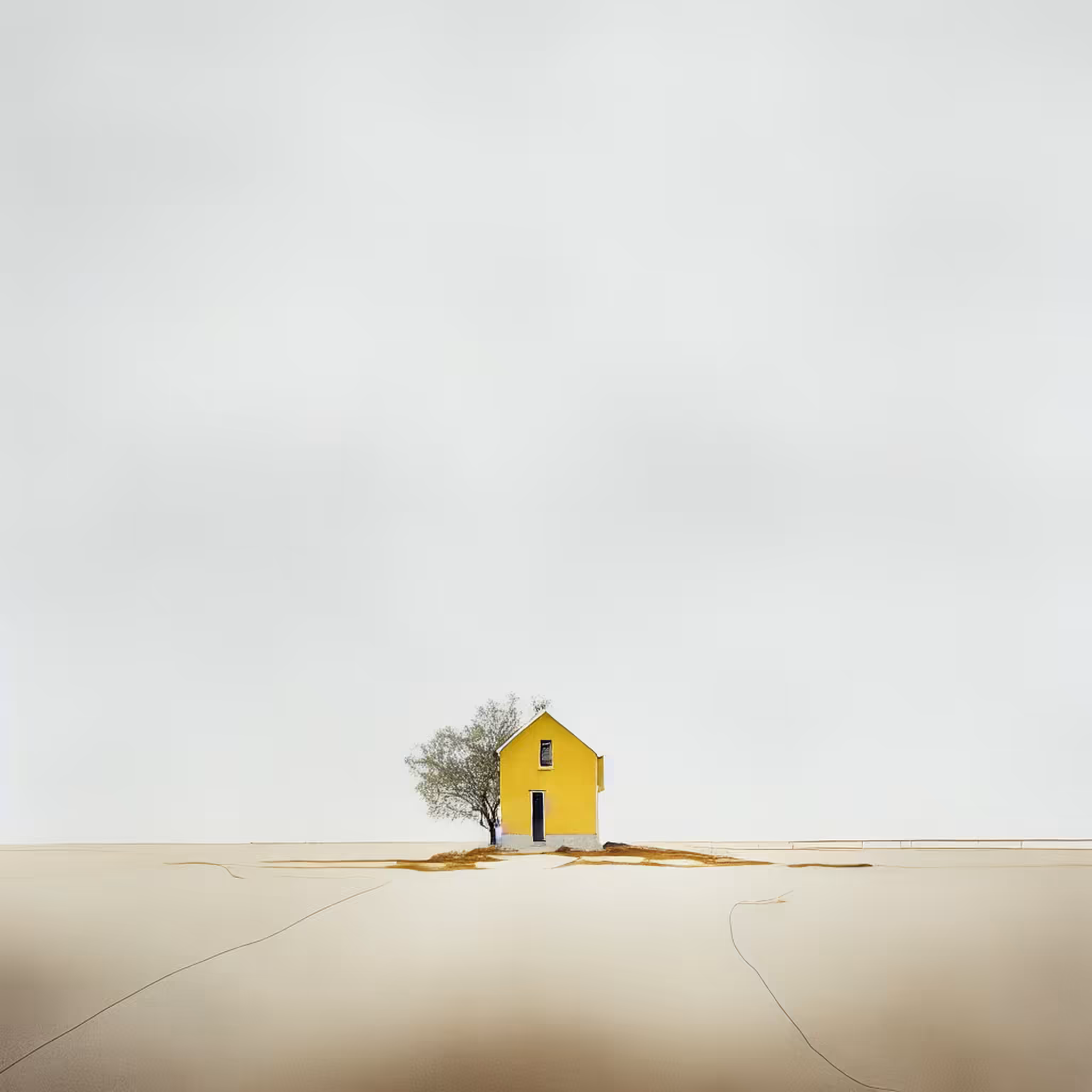 Yellow Trees and Houses - 1 #5