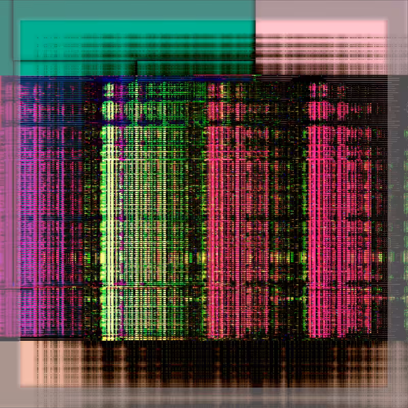 Digital Grid Burn #14