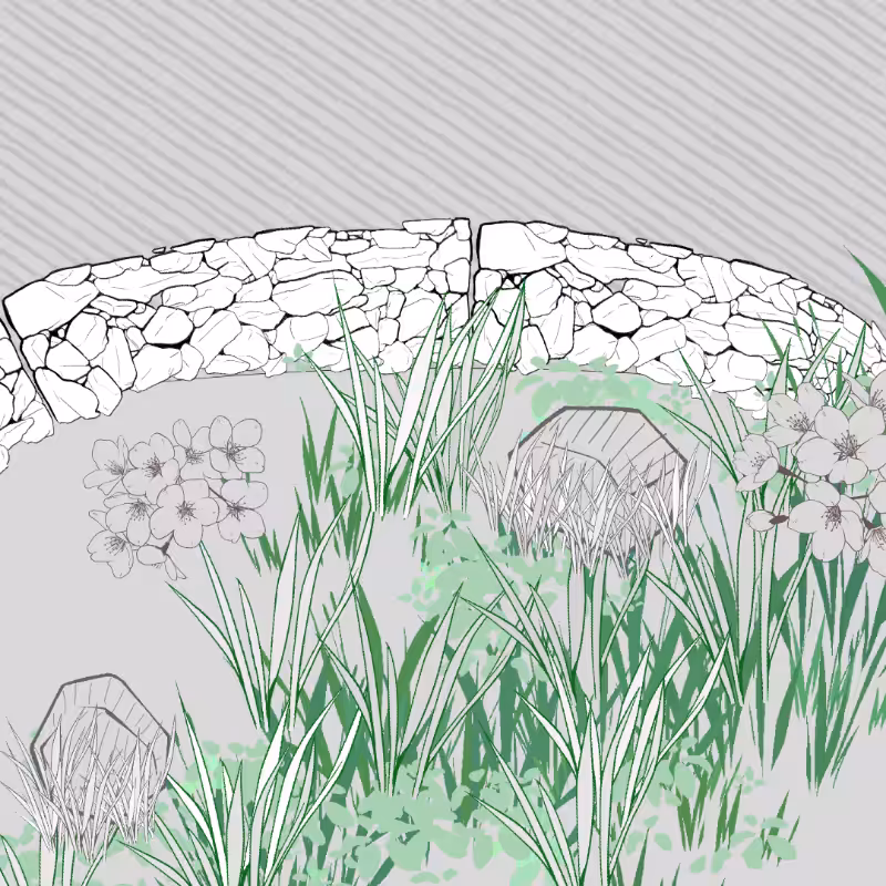 Wild Grass and Rubble #142