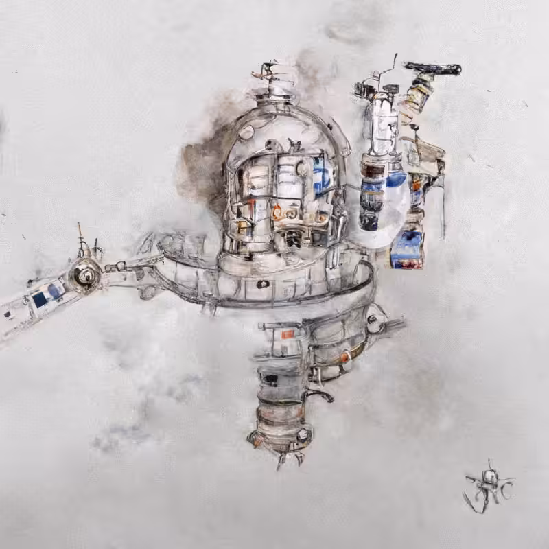 Utopian Space Castles #33
