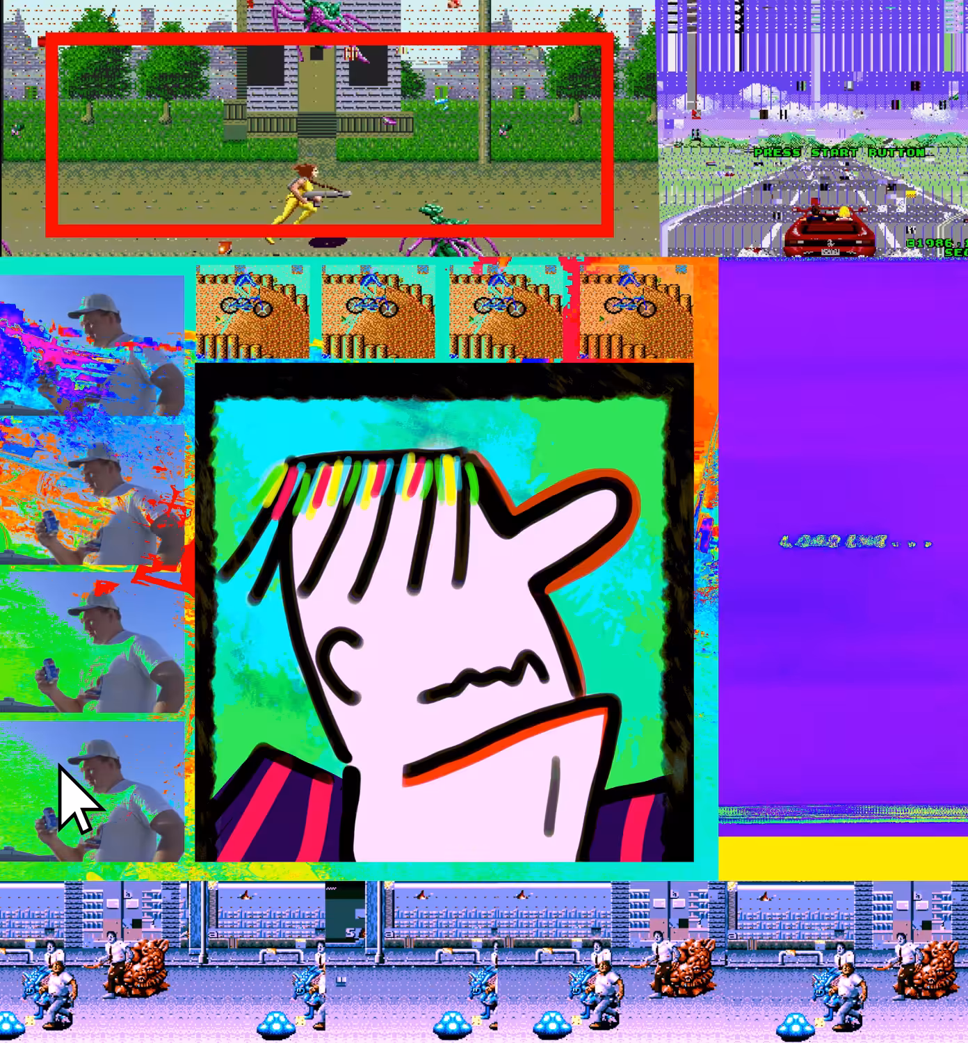 Corrupted Collages