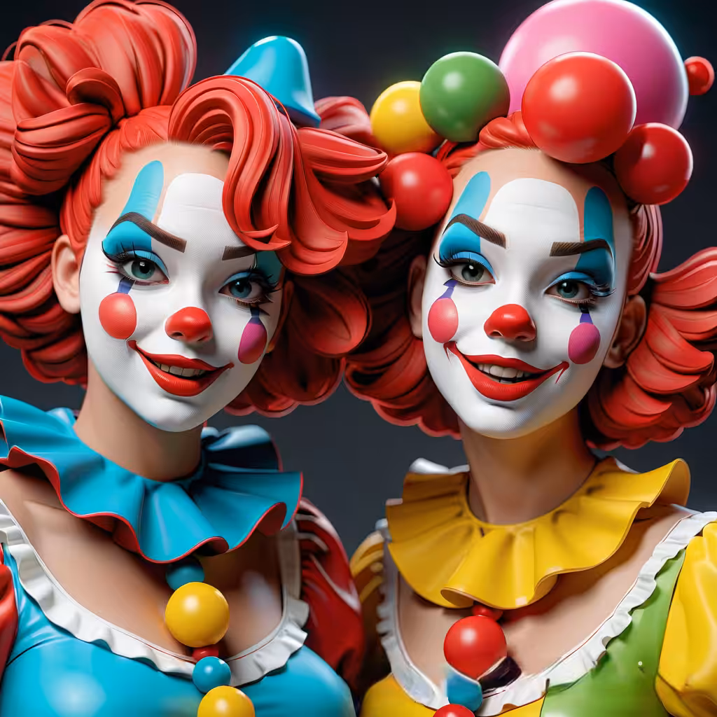 Twin Clowns 🤹‍♂️🤹‍♂️