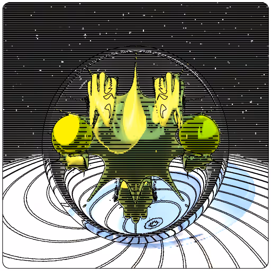LL21 Mac Plus Fractal-in-a-Globe #28
