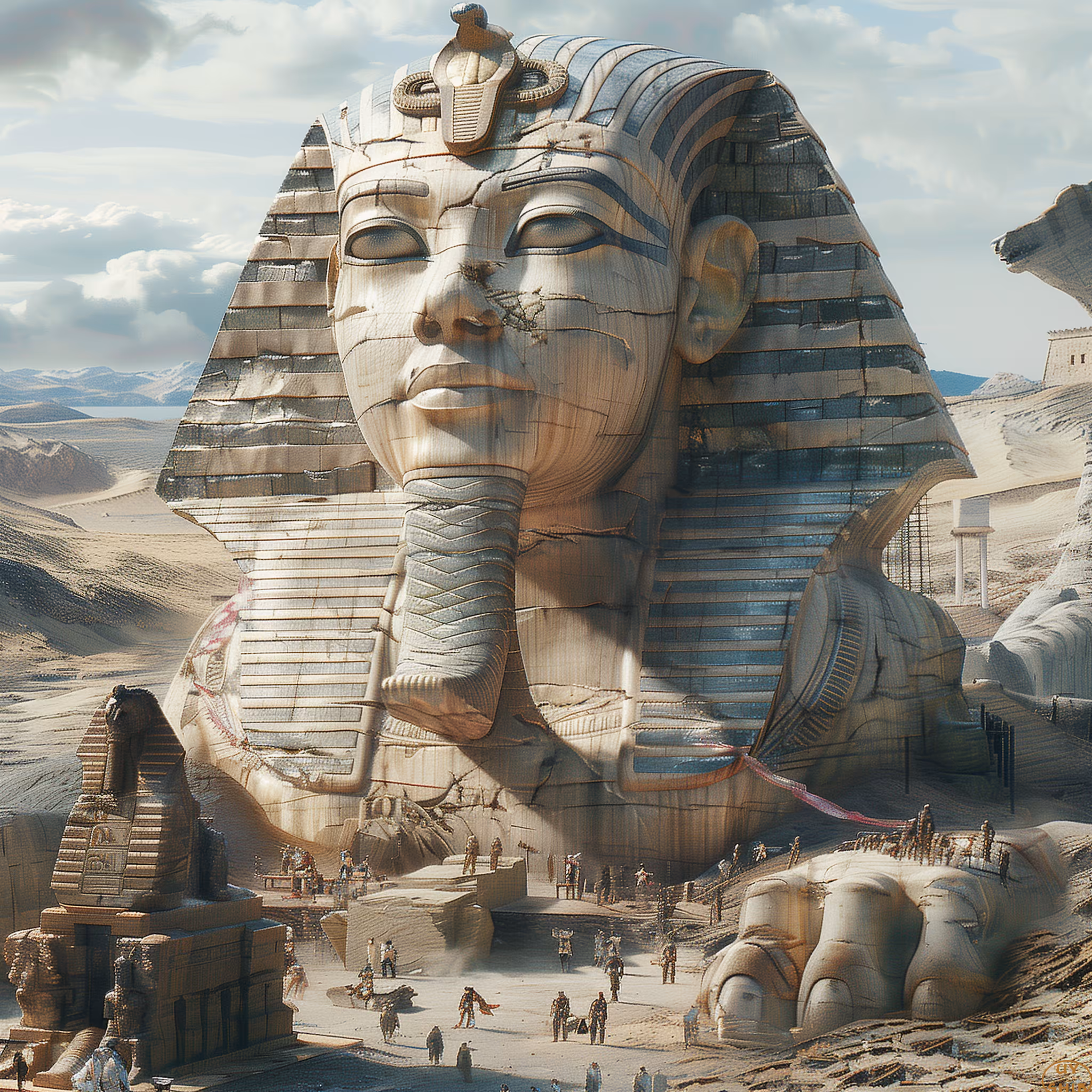 Walk like an Egyptian / The Sphinx #b3