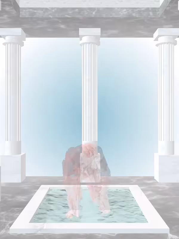 HeavenComputer: The Fading Crawling Sealwax Red Woman #3855