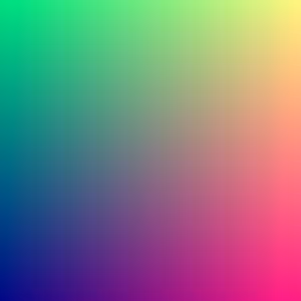 vec4(uv.x, uv.y, 0.5, 1.0)