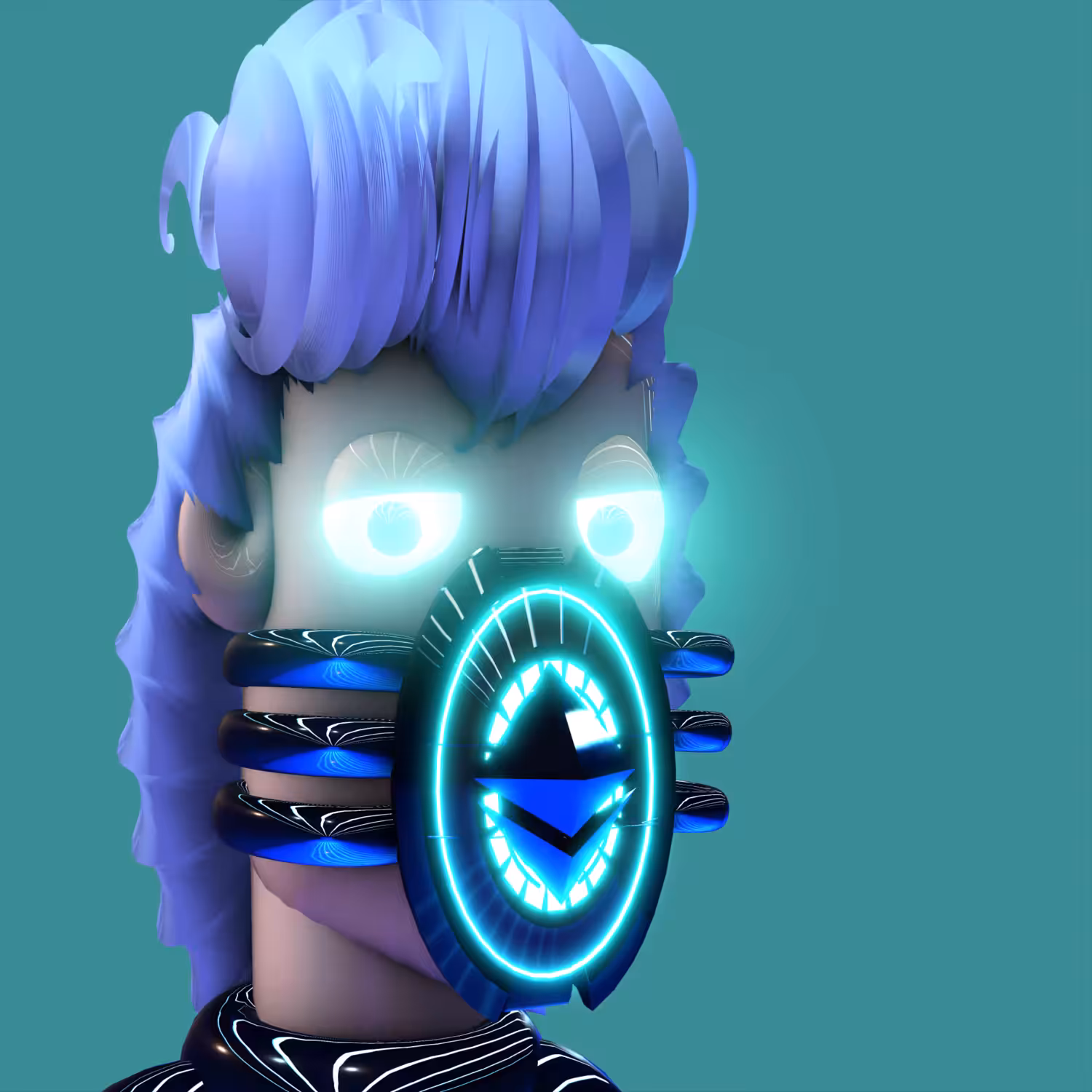 CryptoAvatar3D-032-Electro EtherMan