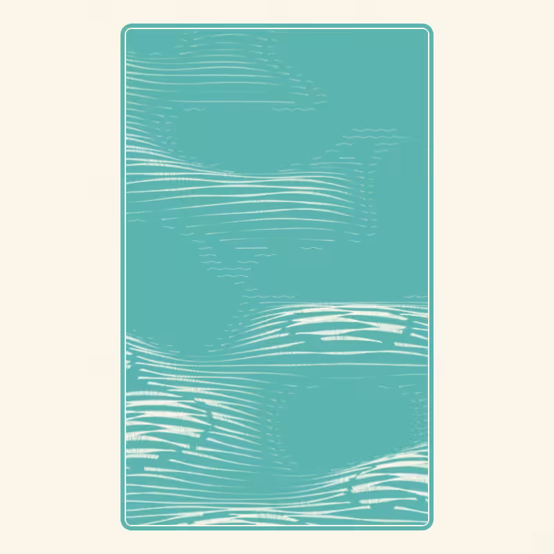 Topographic Playing Card #10