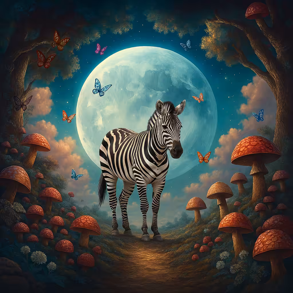 Zebra in Wonderland