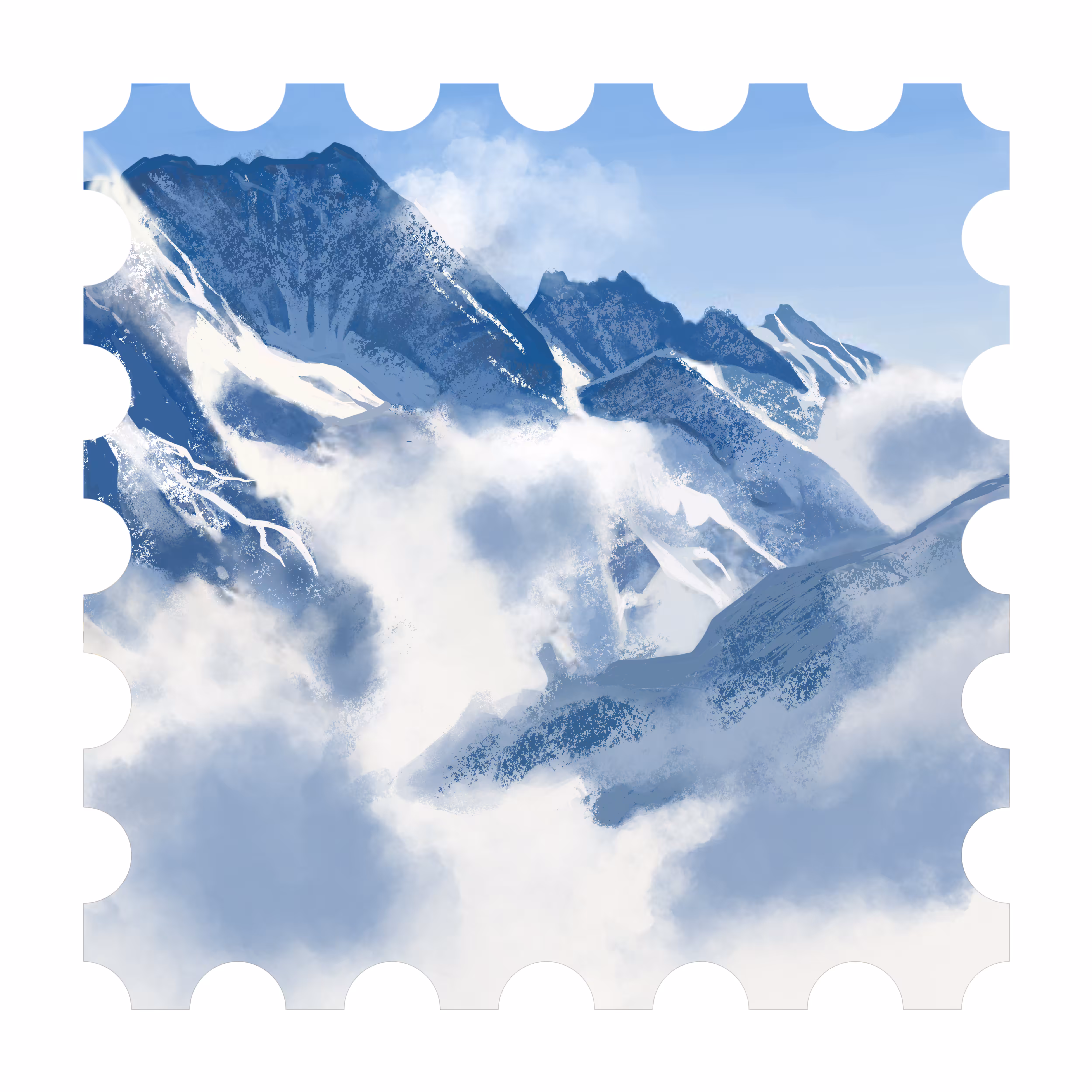 Nature stamp #007