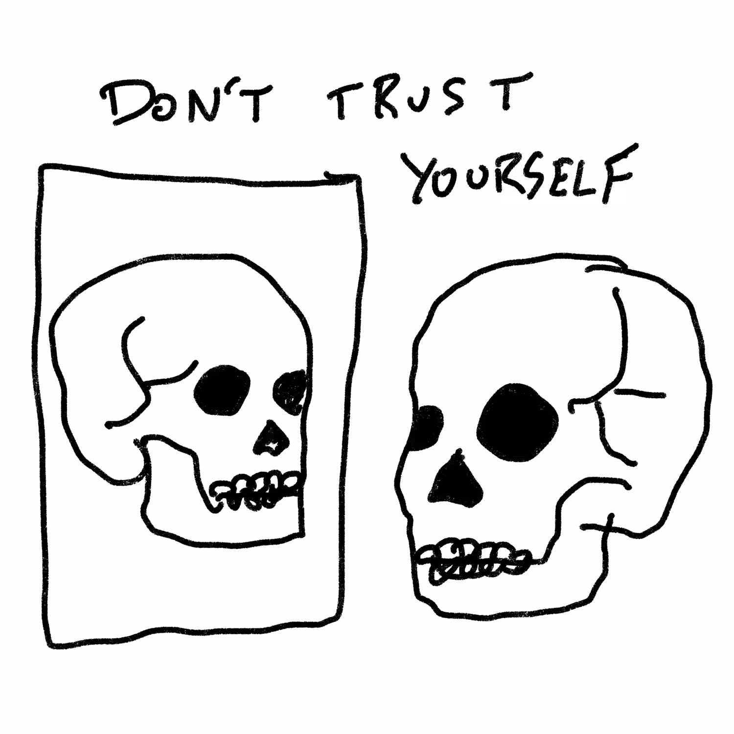 pretty bad drawing - don't trust yourself