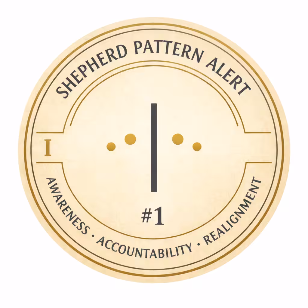 SHEPHARD PATTERN ALERT #1: The Spiritual Bait-and-Switch