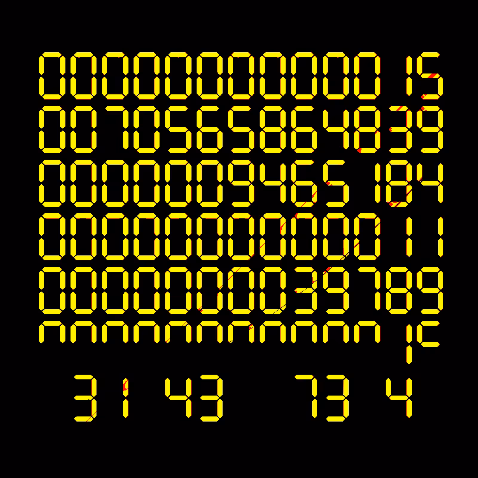 Digits #312