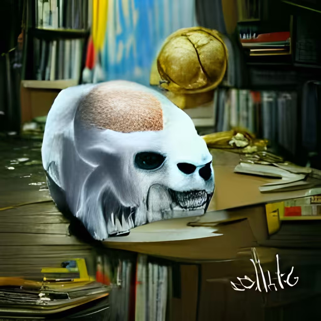 White Monster Skullhead