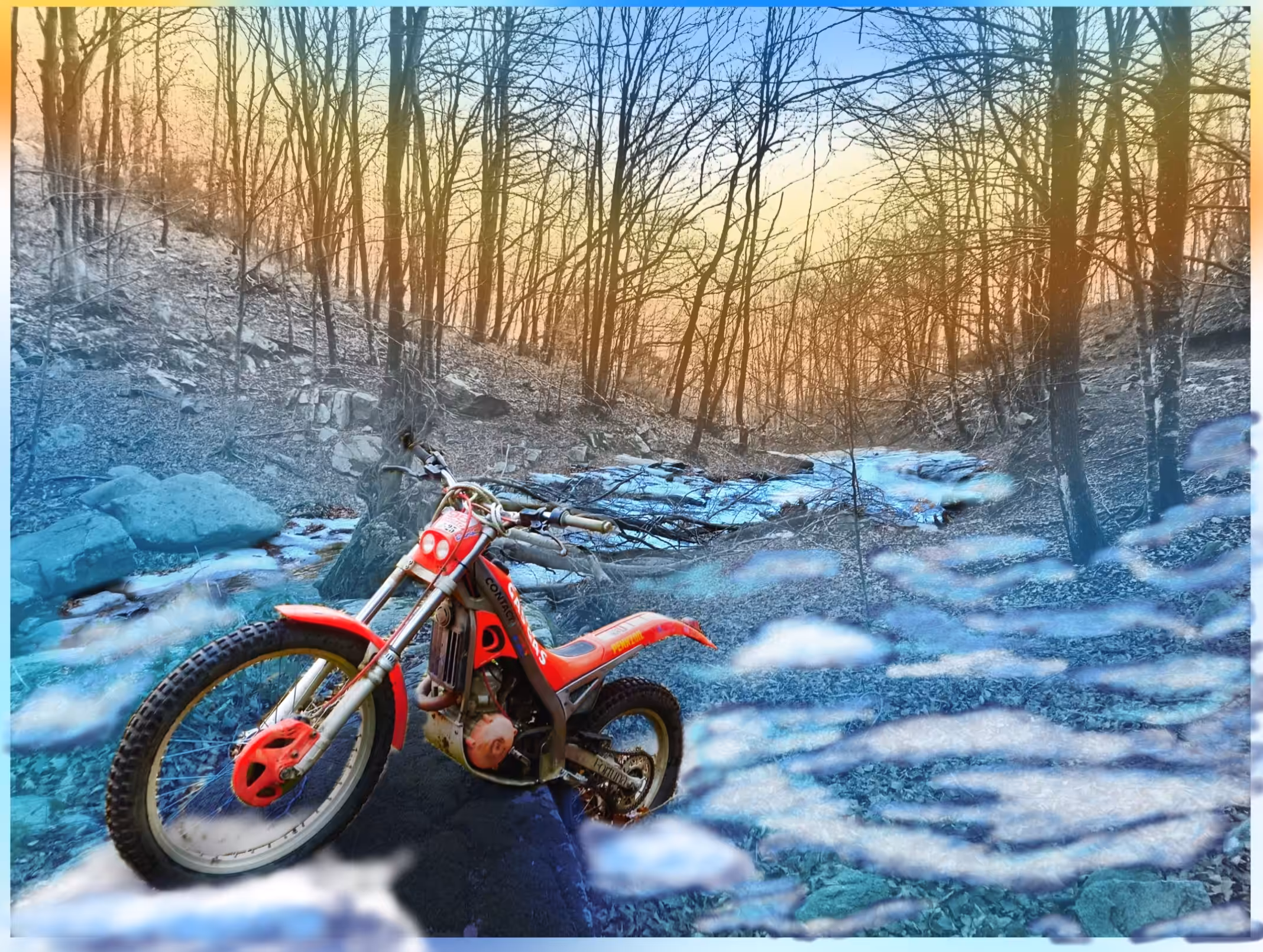 Frozen Motorbike 
