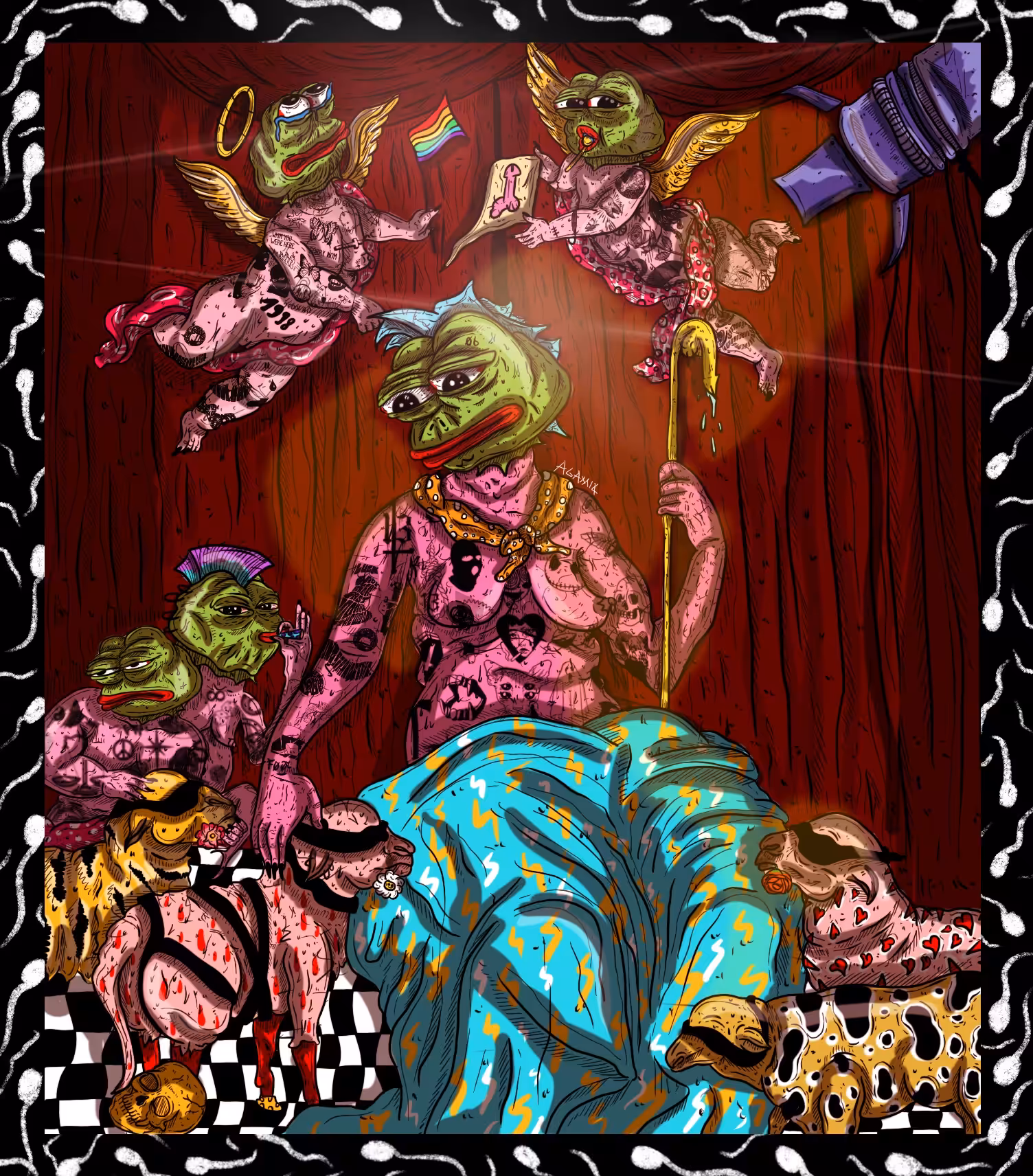 Pepe The Frog : The Divine Shepherdess