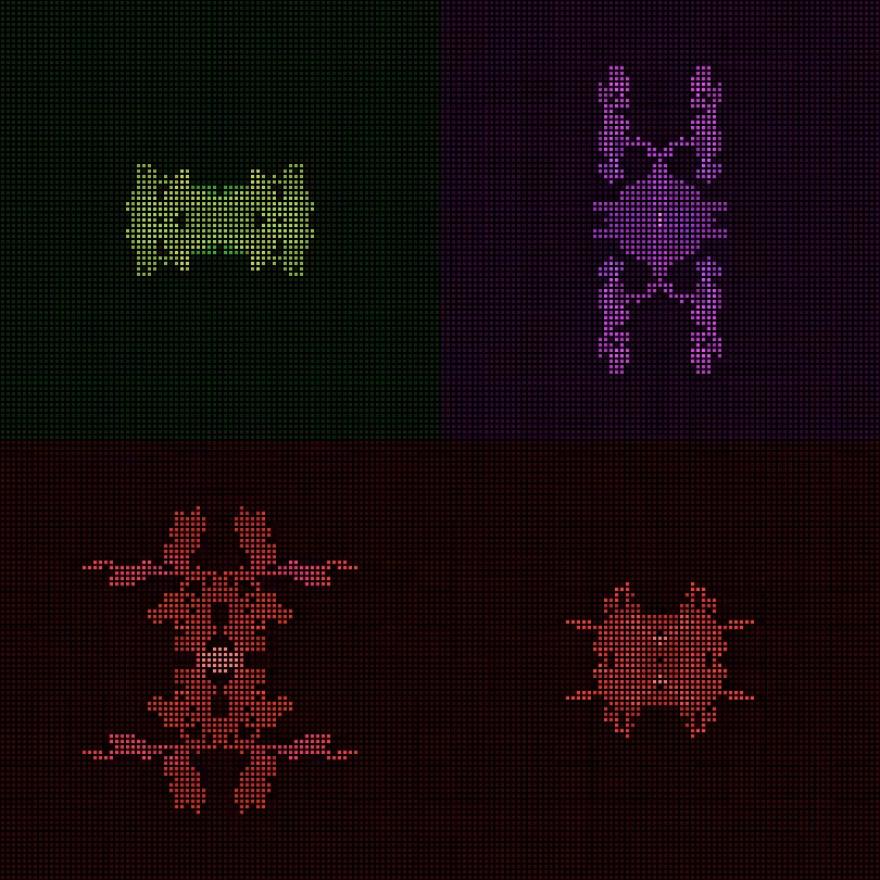 Dither Creatures 2x2 #36