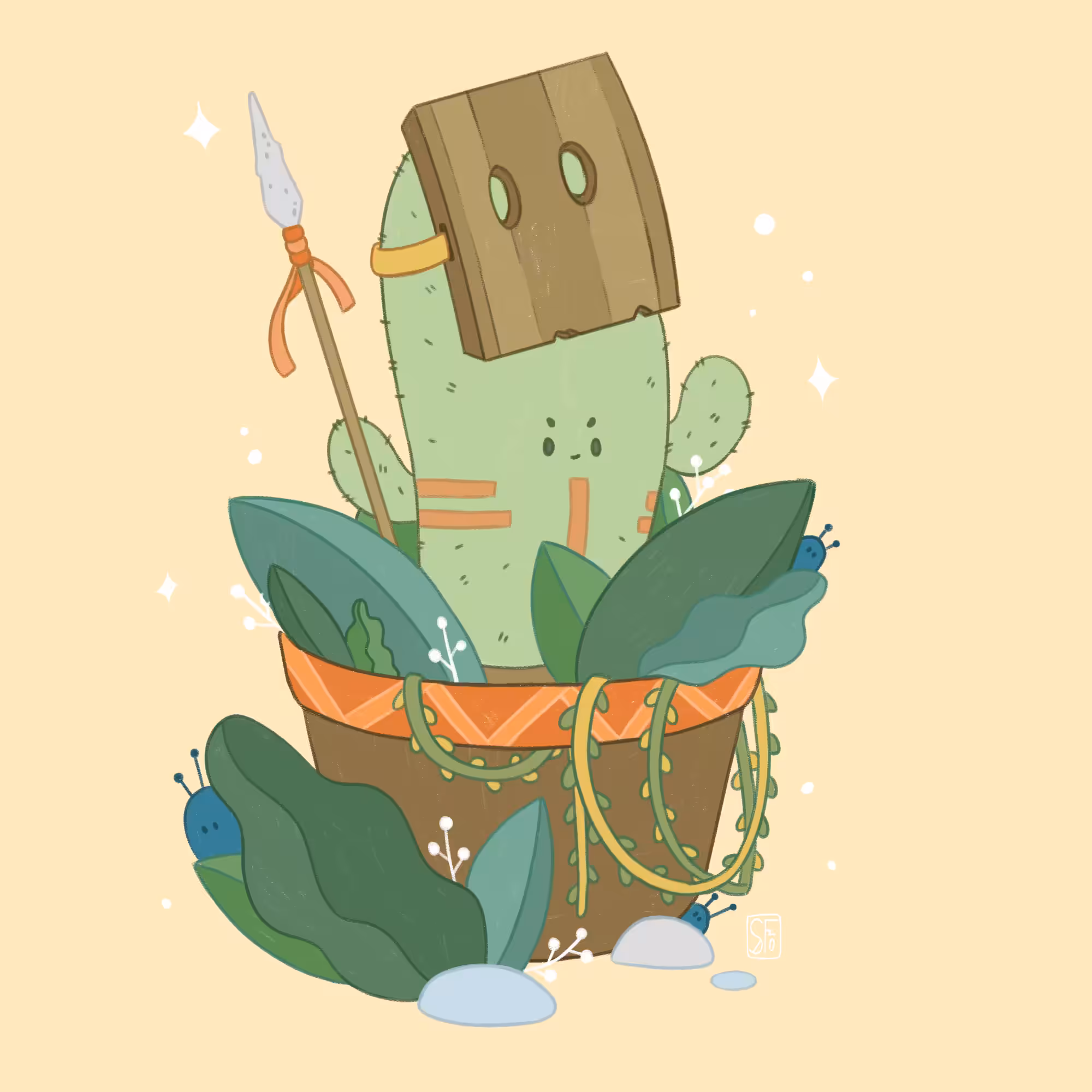 Cactusiny #6 - Forest