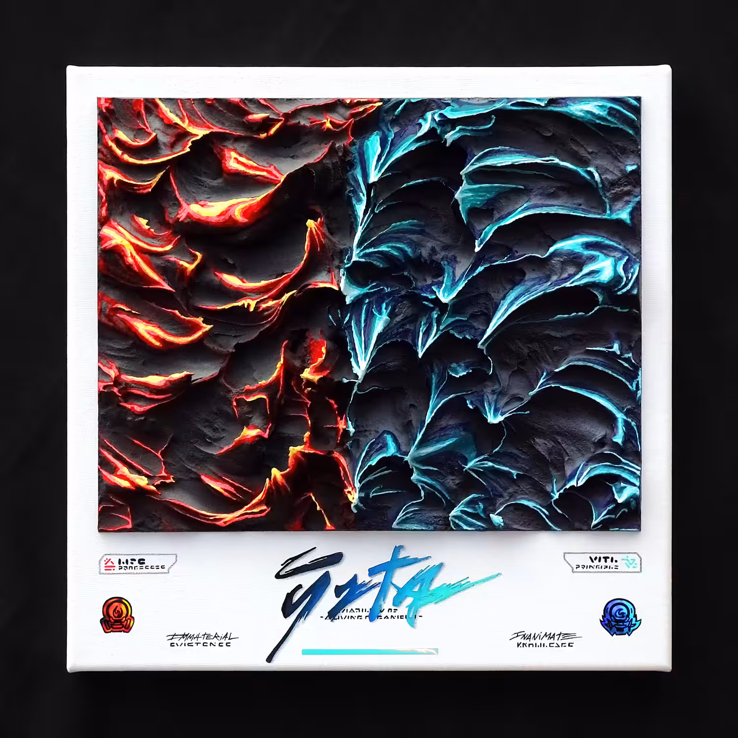 "VITALISM²" (NFT + Physical painting)