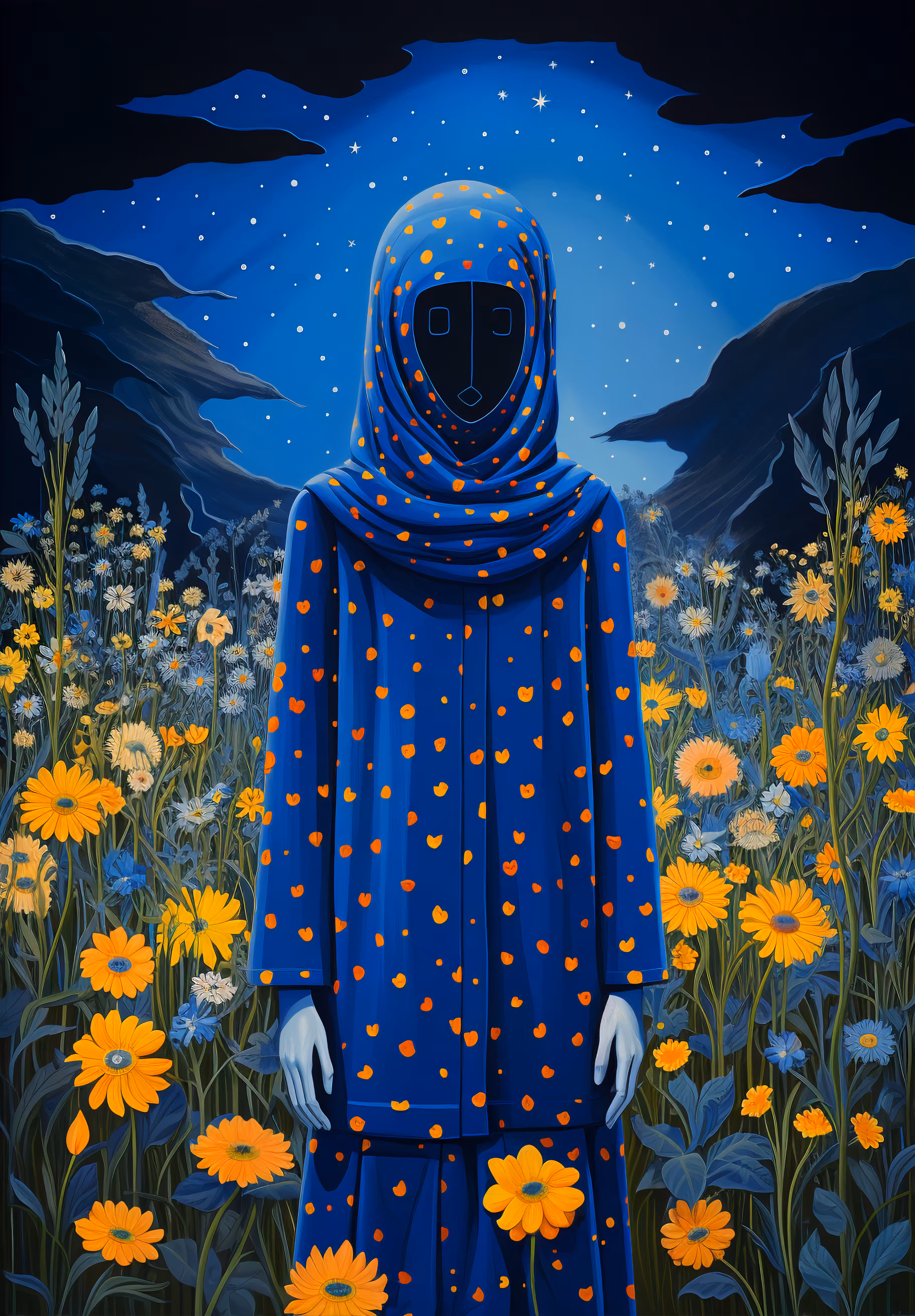 Blue Alien Wizard
