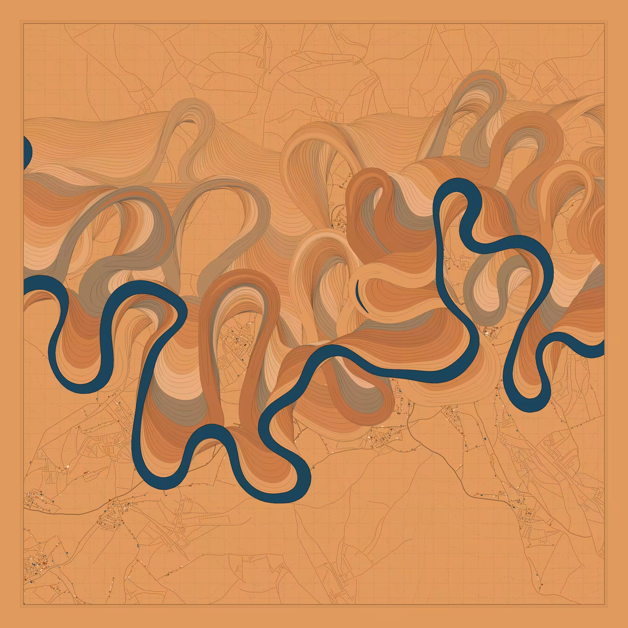Ancient Courses of Fictional Rivers #784